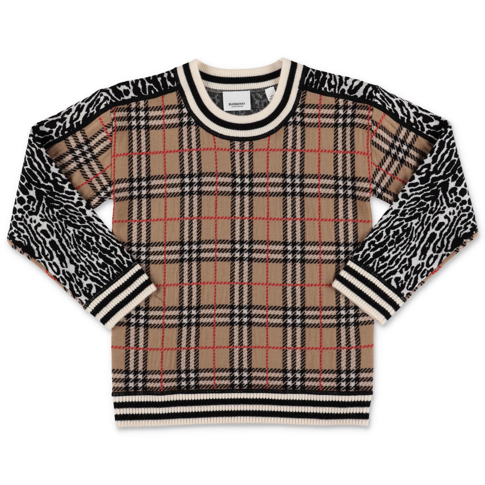 Click to view more detailed imagery on our partner's website Burberry Kids' Sweater In Check