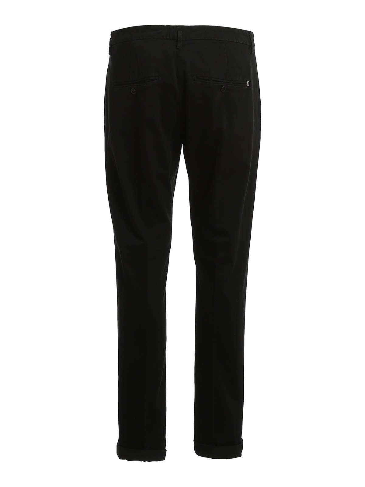 Dondup Belt Loop Casual Pants In Black