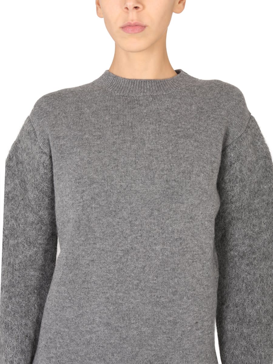 Shop Jil Sander Wool Jersey. In Grey