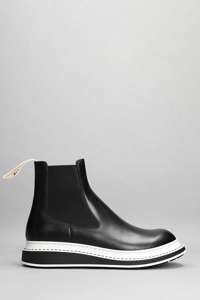 Loewe Chelsea Boot Ankle Boots In Black Leather