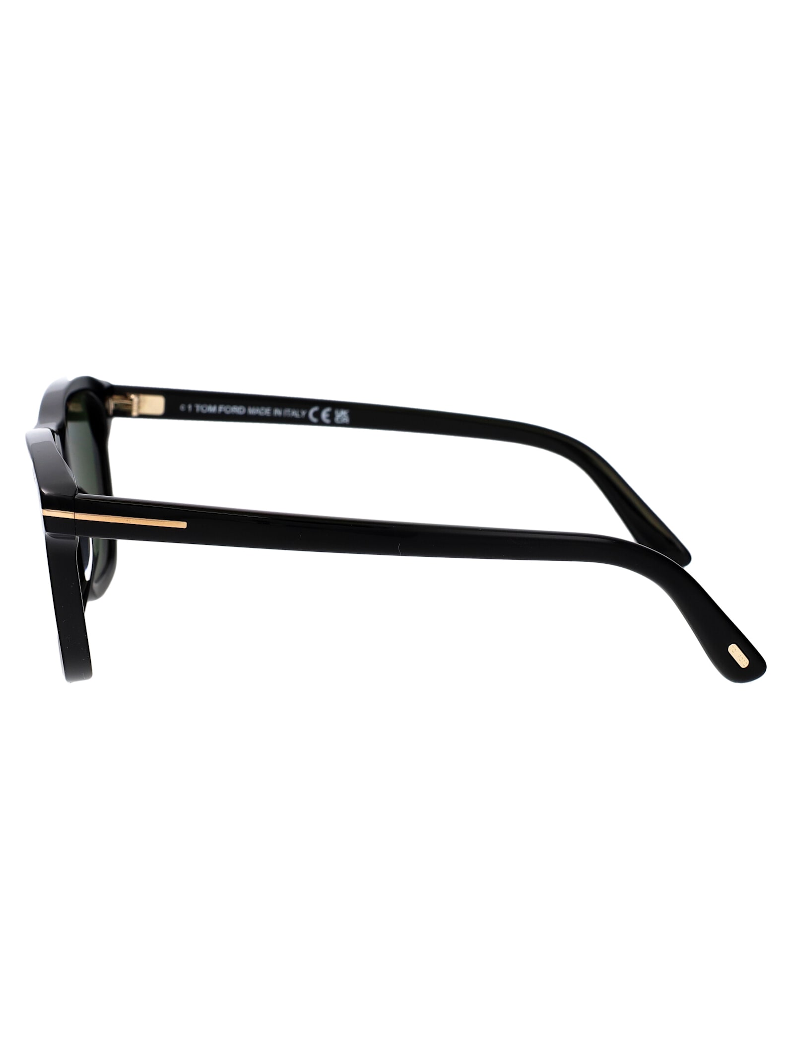 Tom Ford Ft1179/s Sunglasses In Green Black