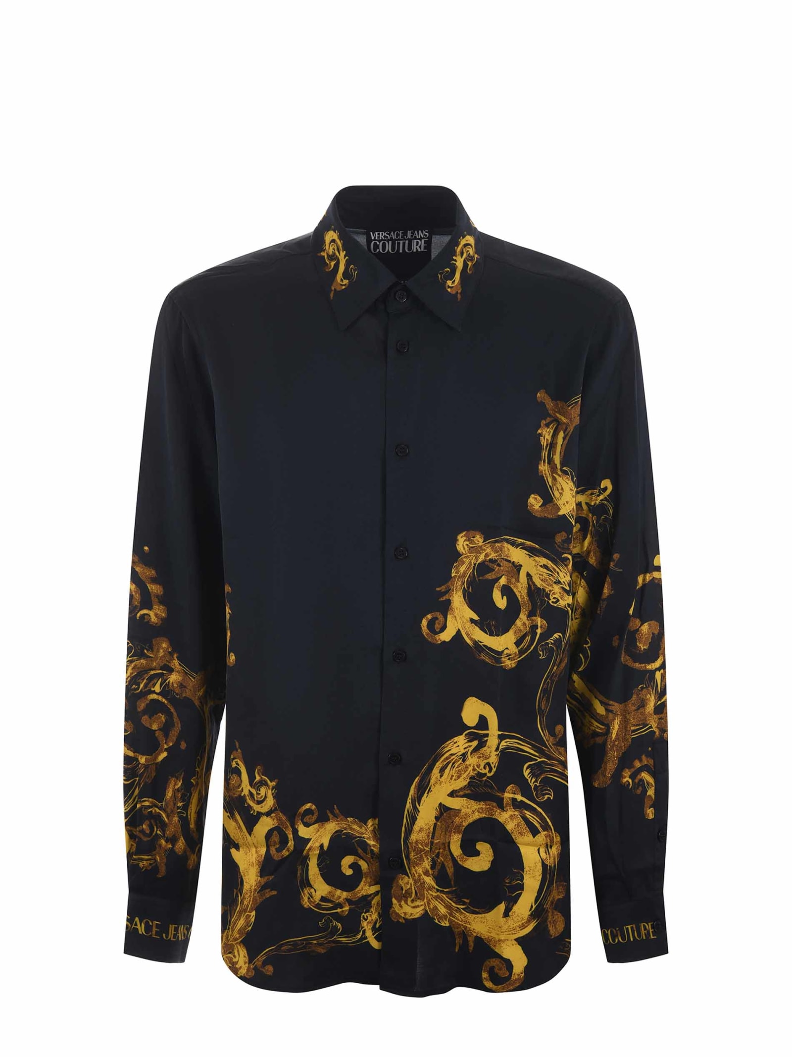 Versace Jeans Couture Shirt In Black