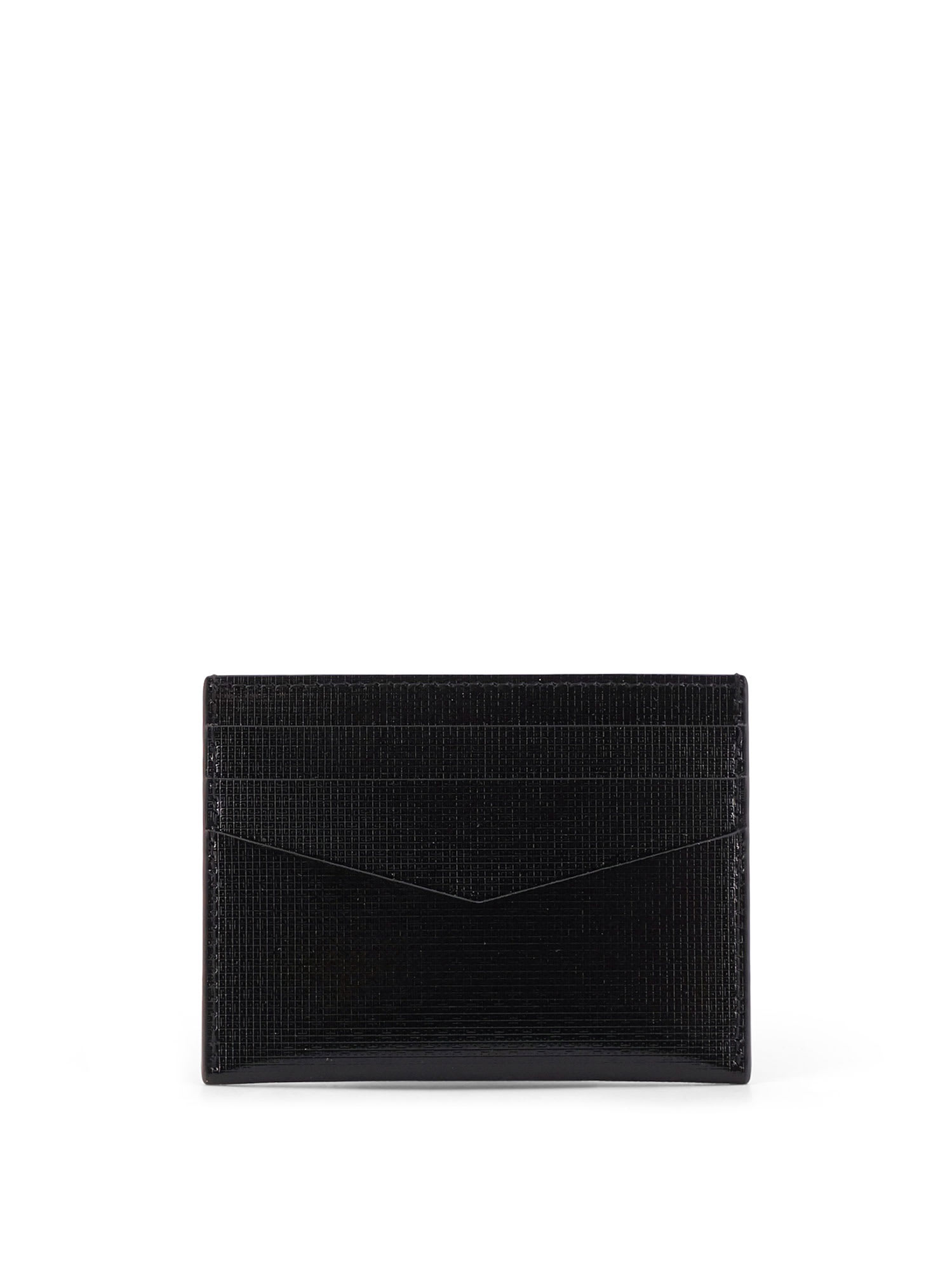 Givenchy Textured Black Wallet With Multiple Card Slots In Black