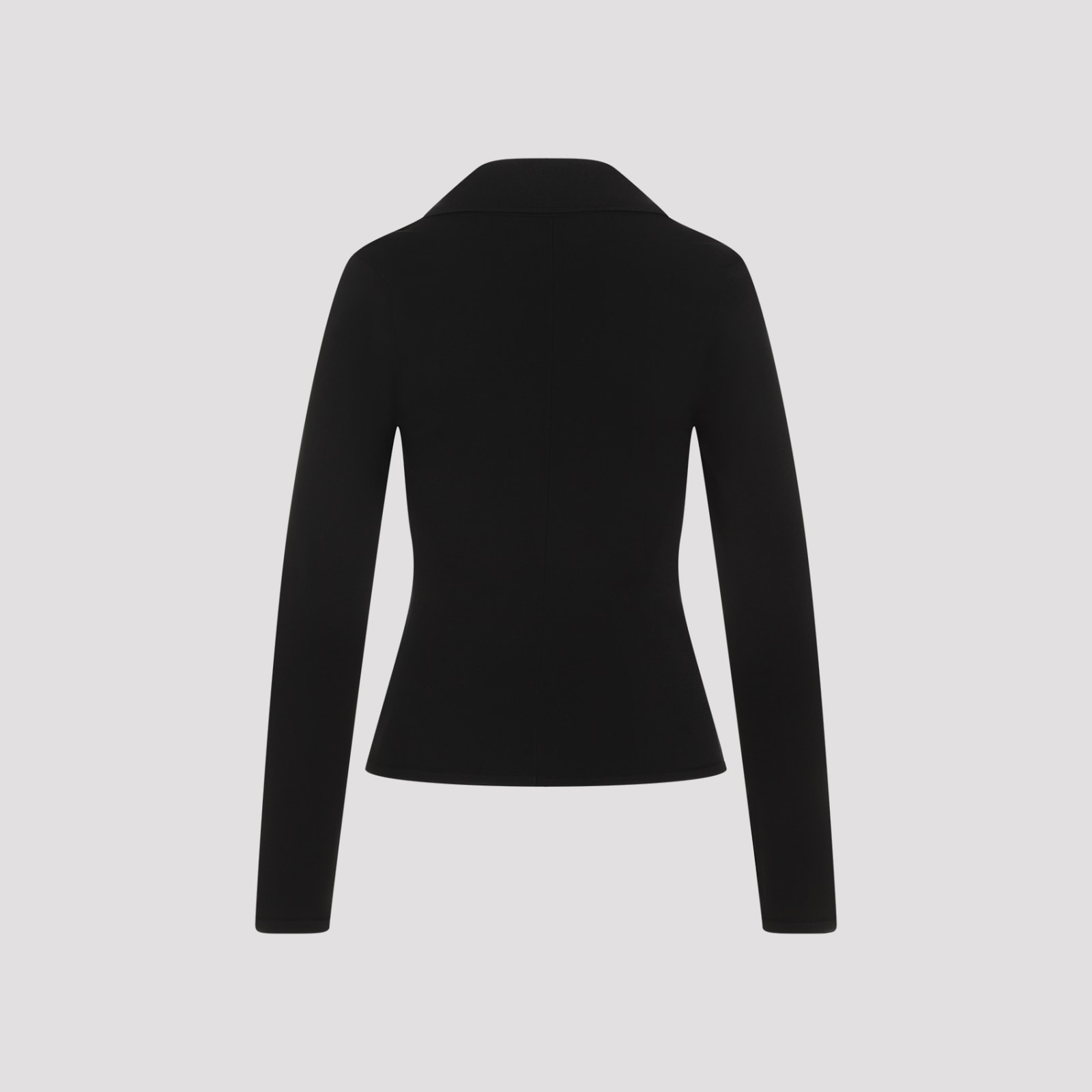 Dolce & Gabbana Black Notched Collar Blazer In Nero
