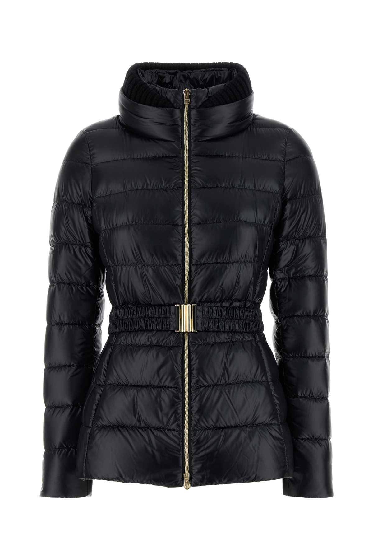 Black Nylon Down Jacket
