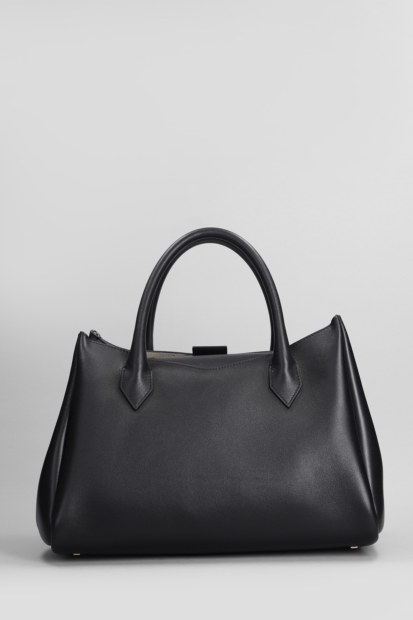 Shop Lanvin L Octave Shoulder Bag In Black Leather