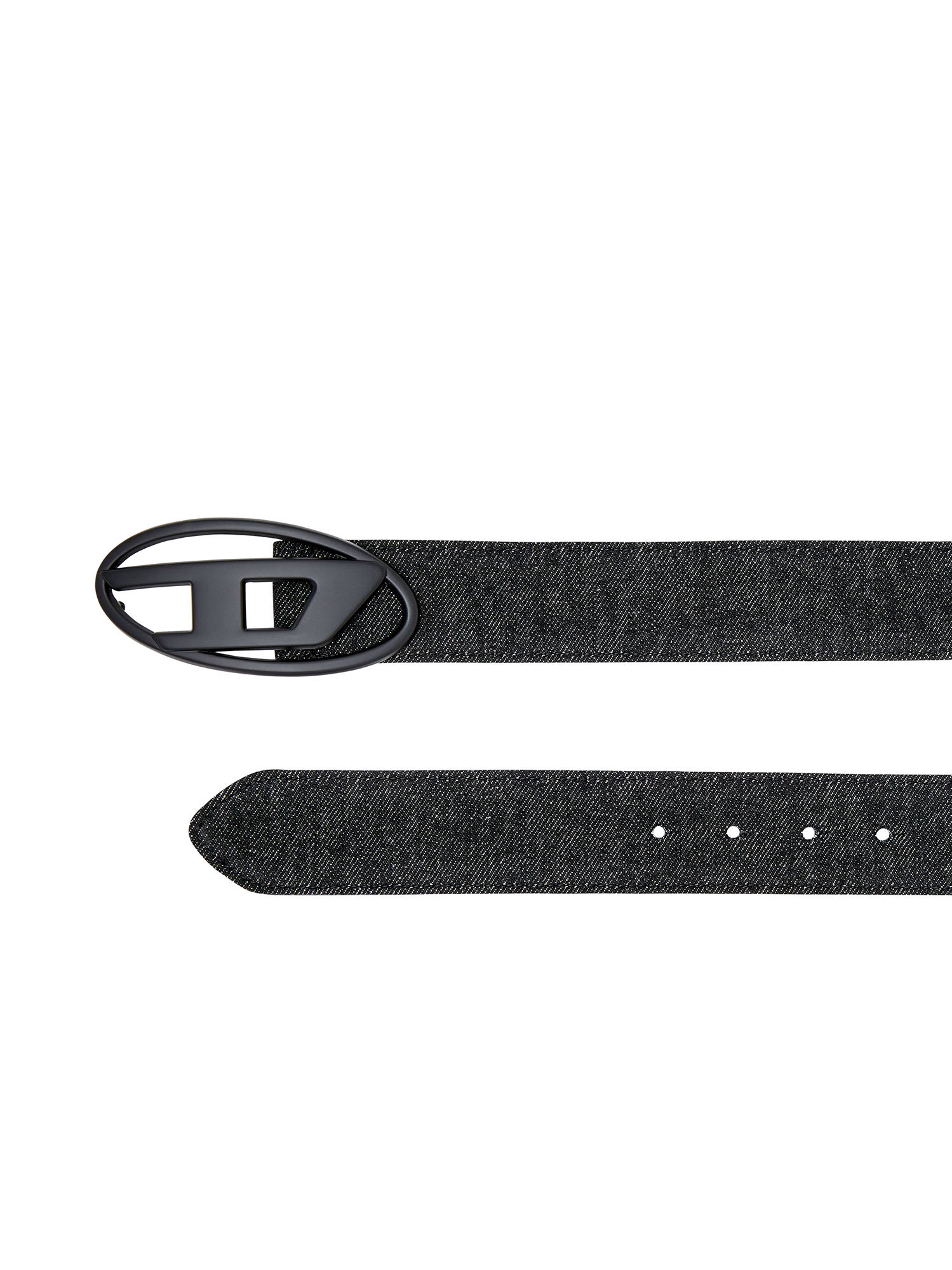 Diesel Denim Belt In Black