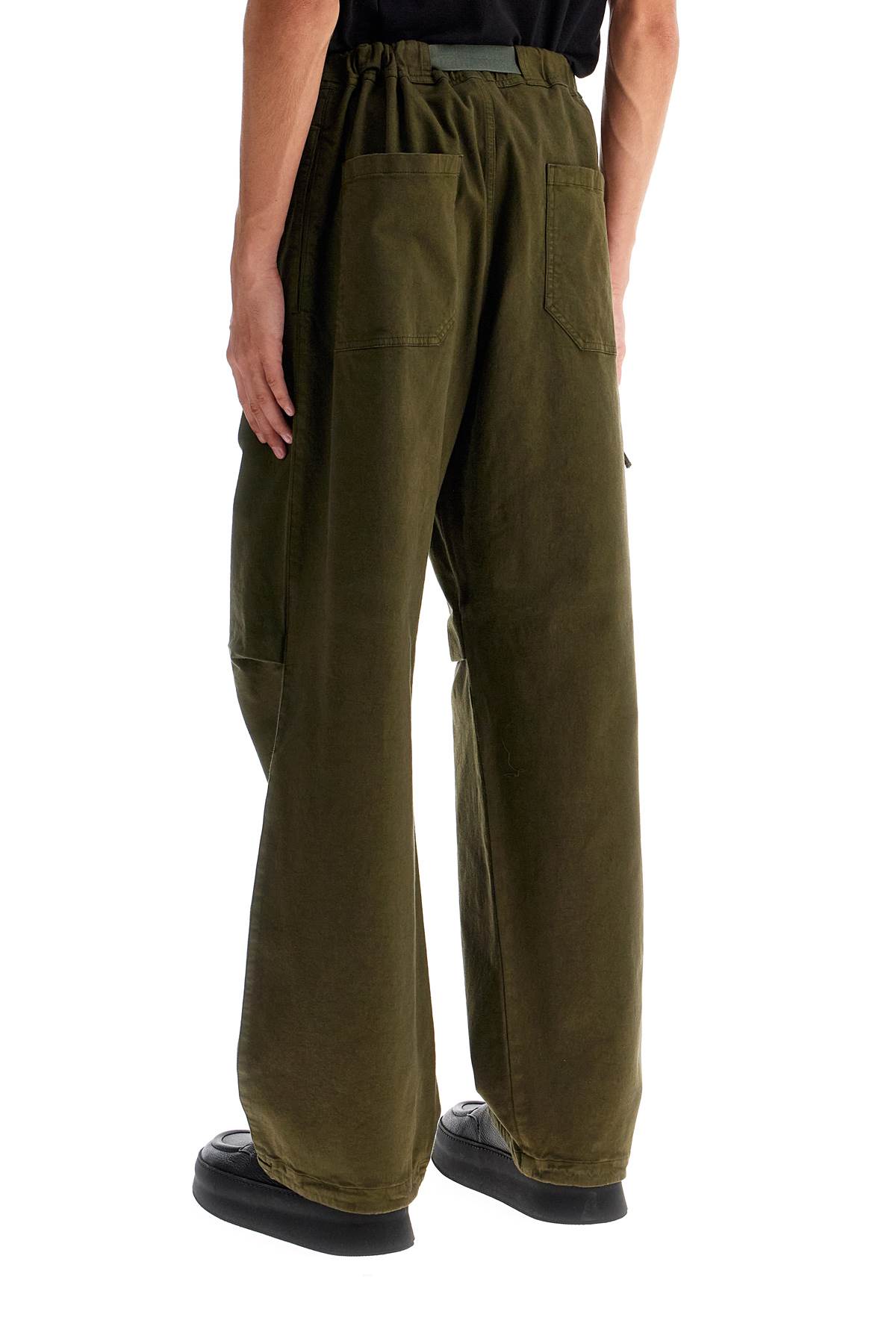 Shop Darkpark Jordan Cargo Pants In Military Green (khaki)