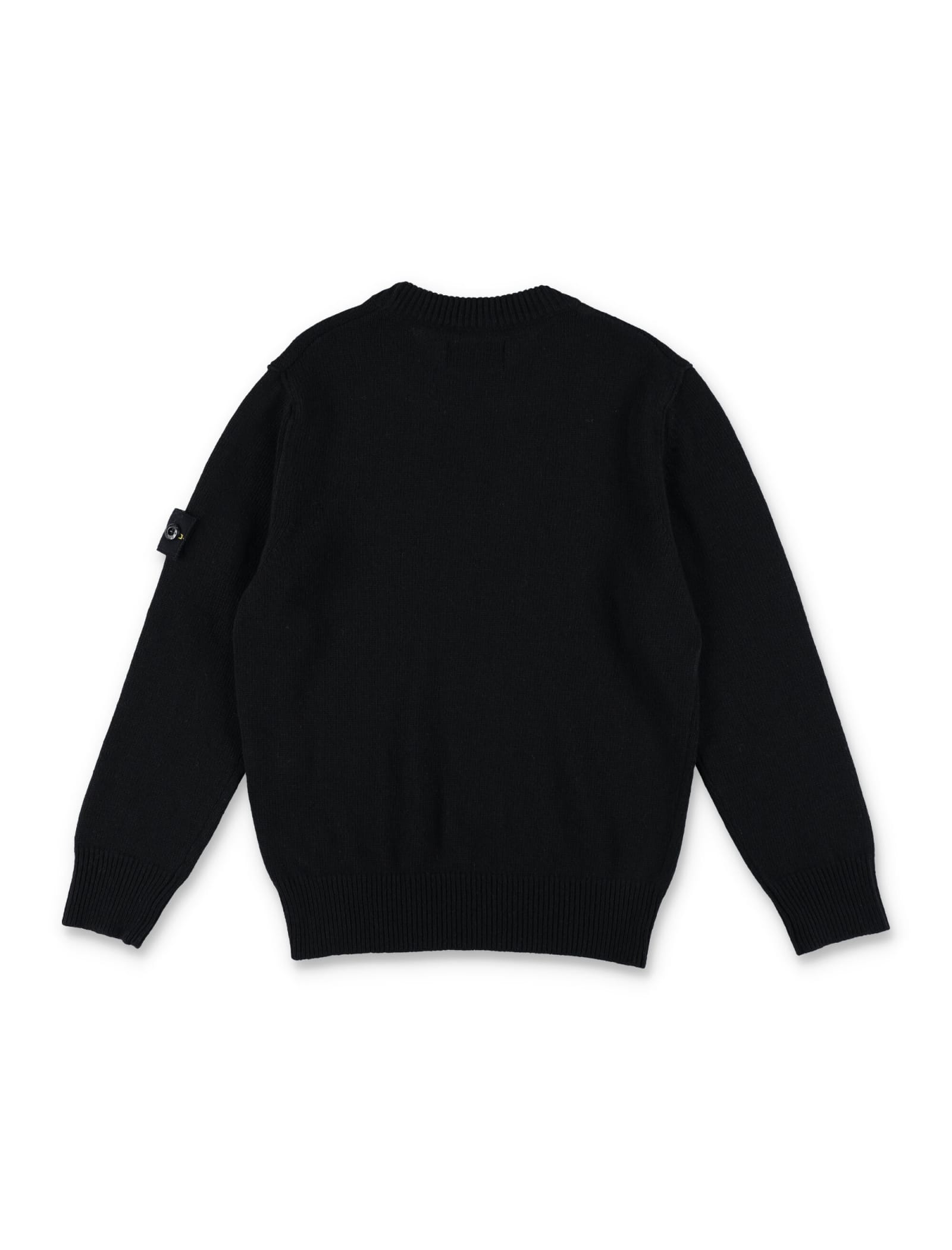 Stone Island Sweater Junior Kids Color Black In Black