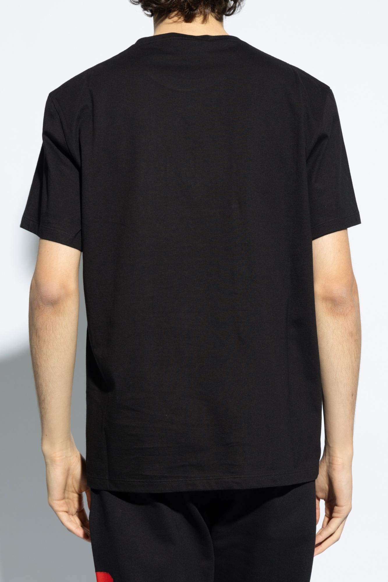 Shop Alexander Mcqueen T-shirt With Logo In Black