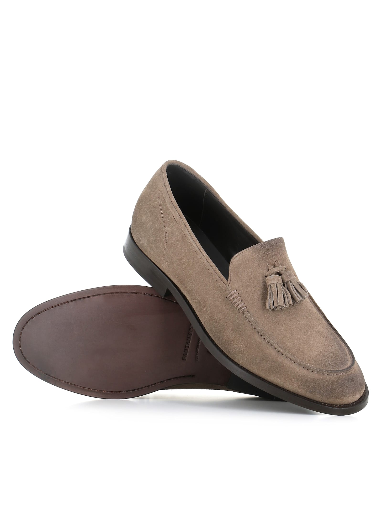 Pantanetti Tassel Loafer 18603a In Turtledove