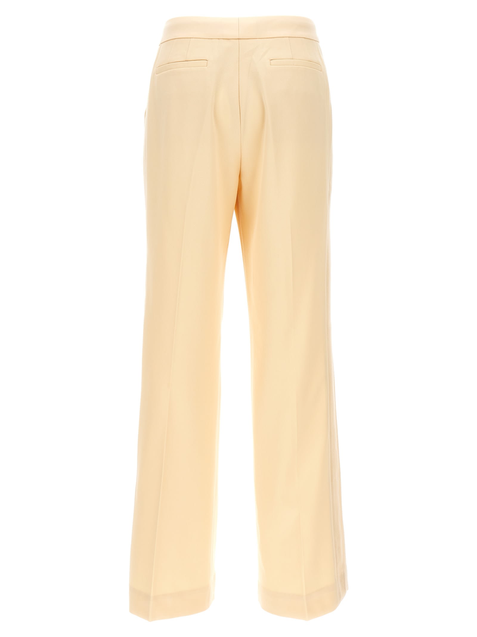 Shop Zimmermann Illustration Straight Tux Pants In Beige