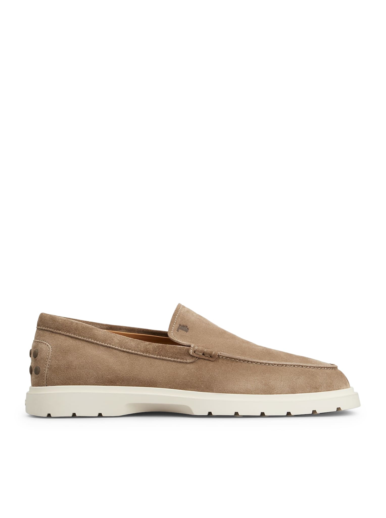 Tod's Pantofola Ibrido 59k Loafers In Light Creta
