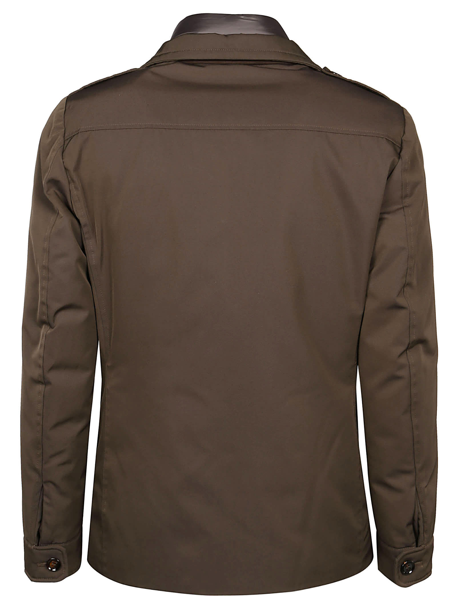 Shop Moorer Boeri-wco Padded Jacket In Militar