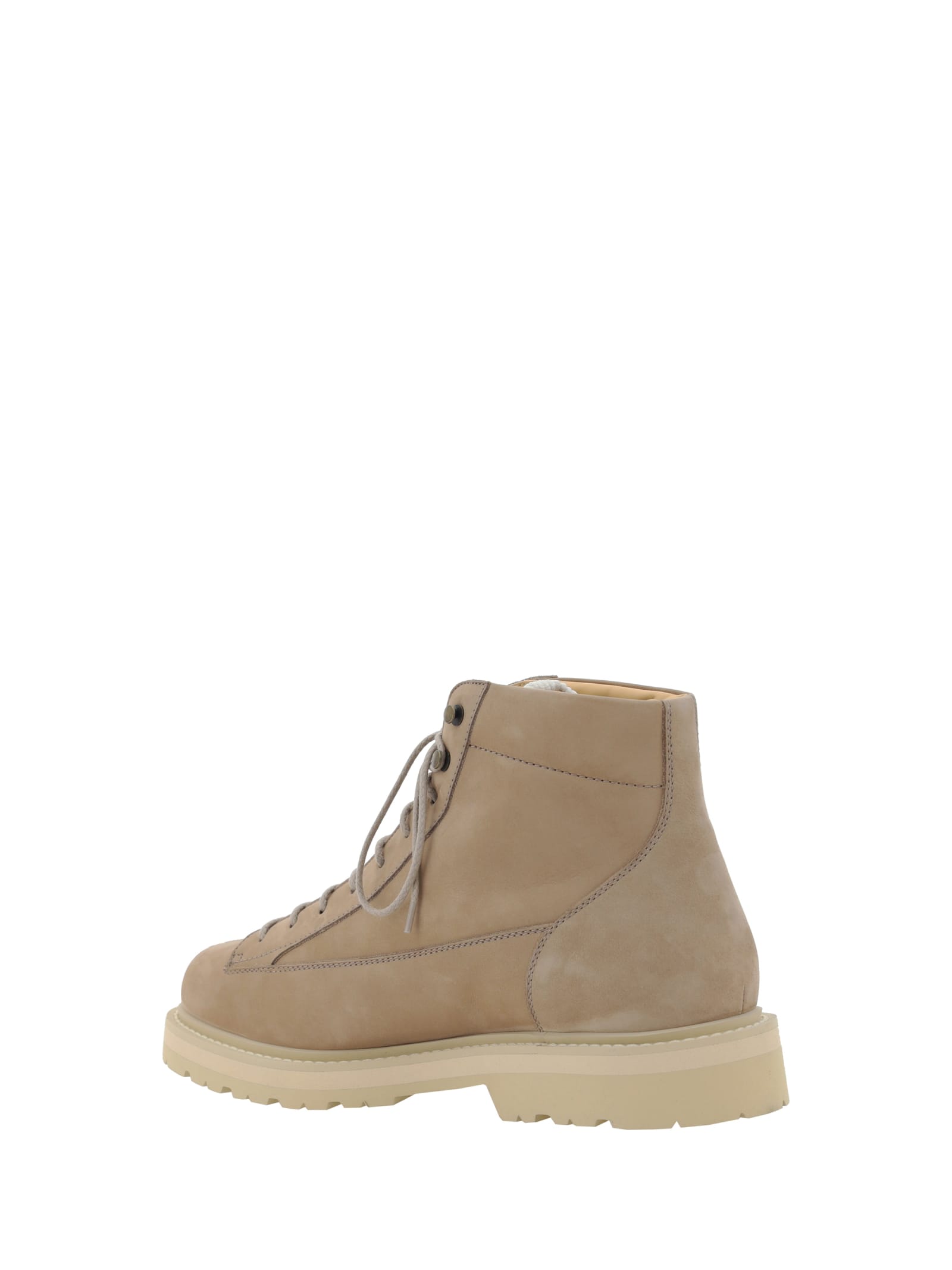 Shop Brunello Cucinelli Ankle Boots In Neutrals