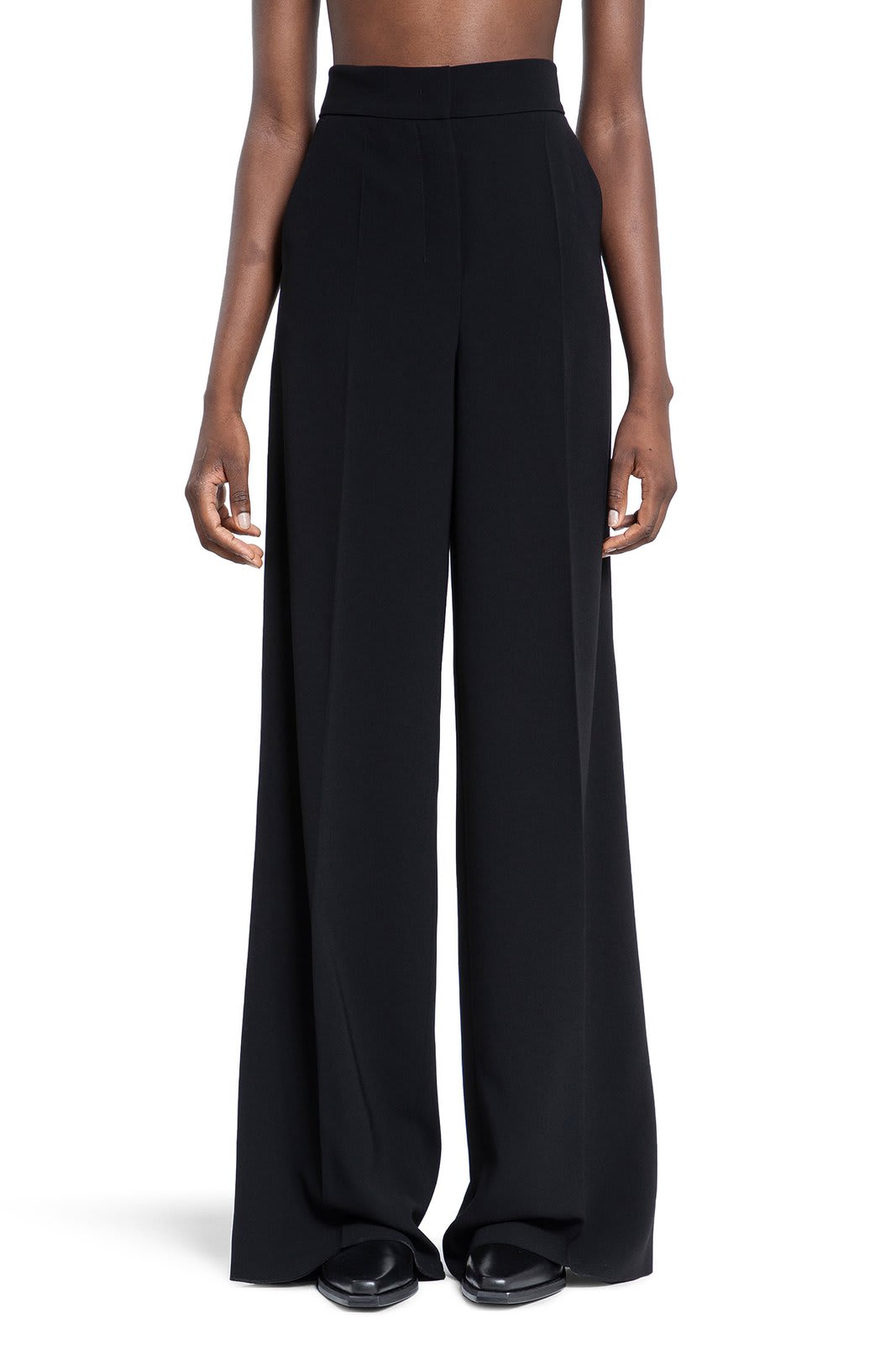 High Waist Wide Leg Trousers