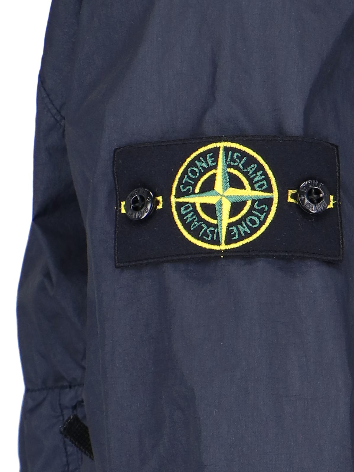 Shop Stone Island Membrane 3l Tc Hooded Jacket In Blue