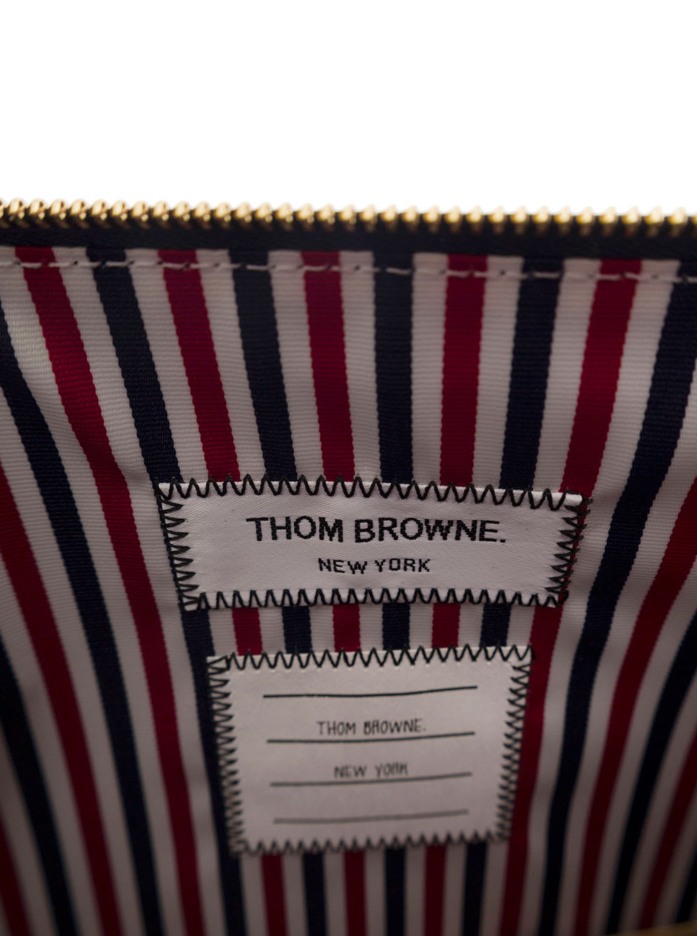 Thom Browne Gray Small 4-Bar Document Holder