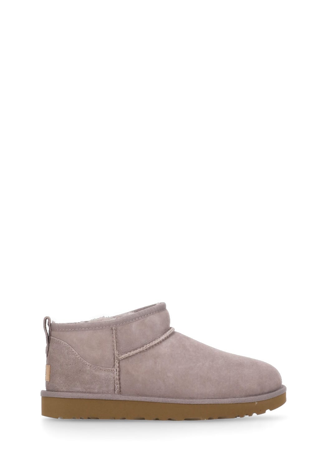 Ugg Classic Ultra Mini Suede Ankle Boots In Purple