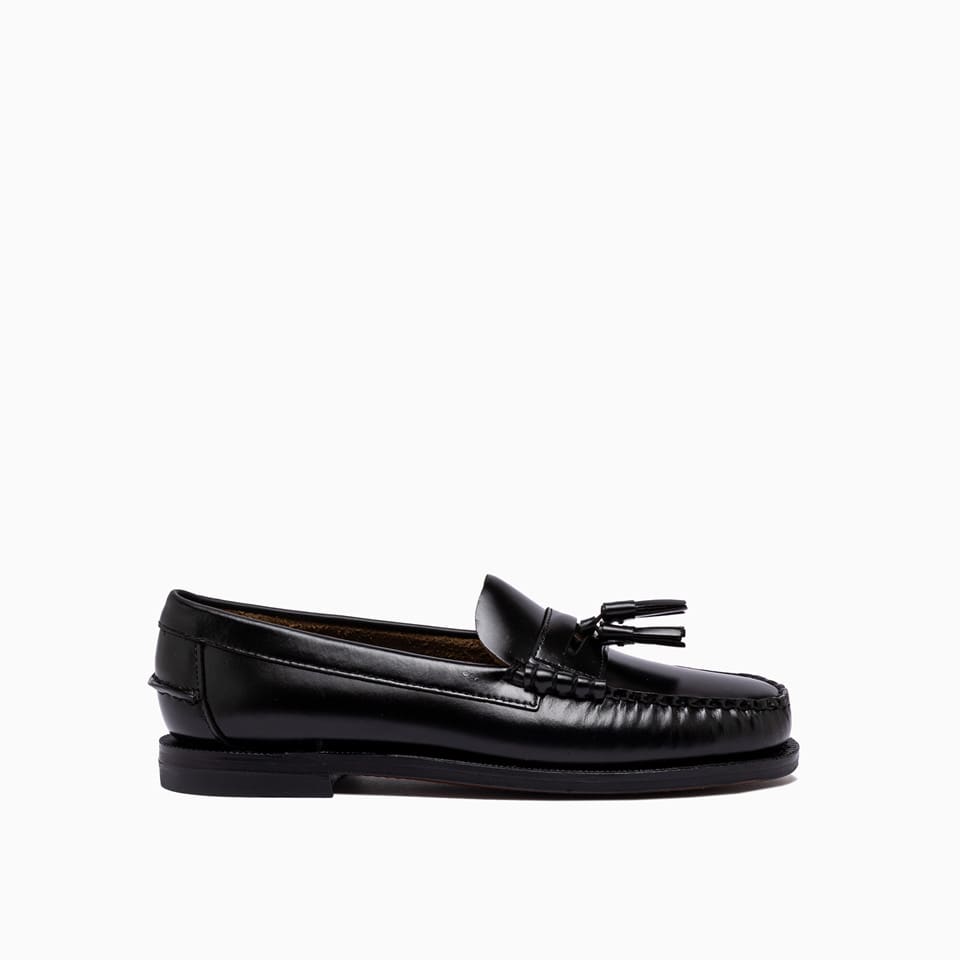 Shop Sebago Classic Dan Multi Tassel Loafers In Black