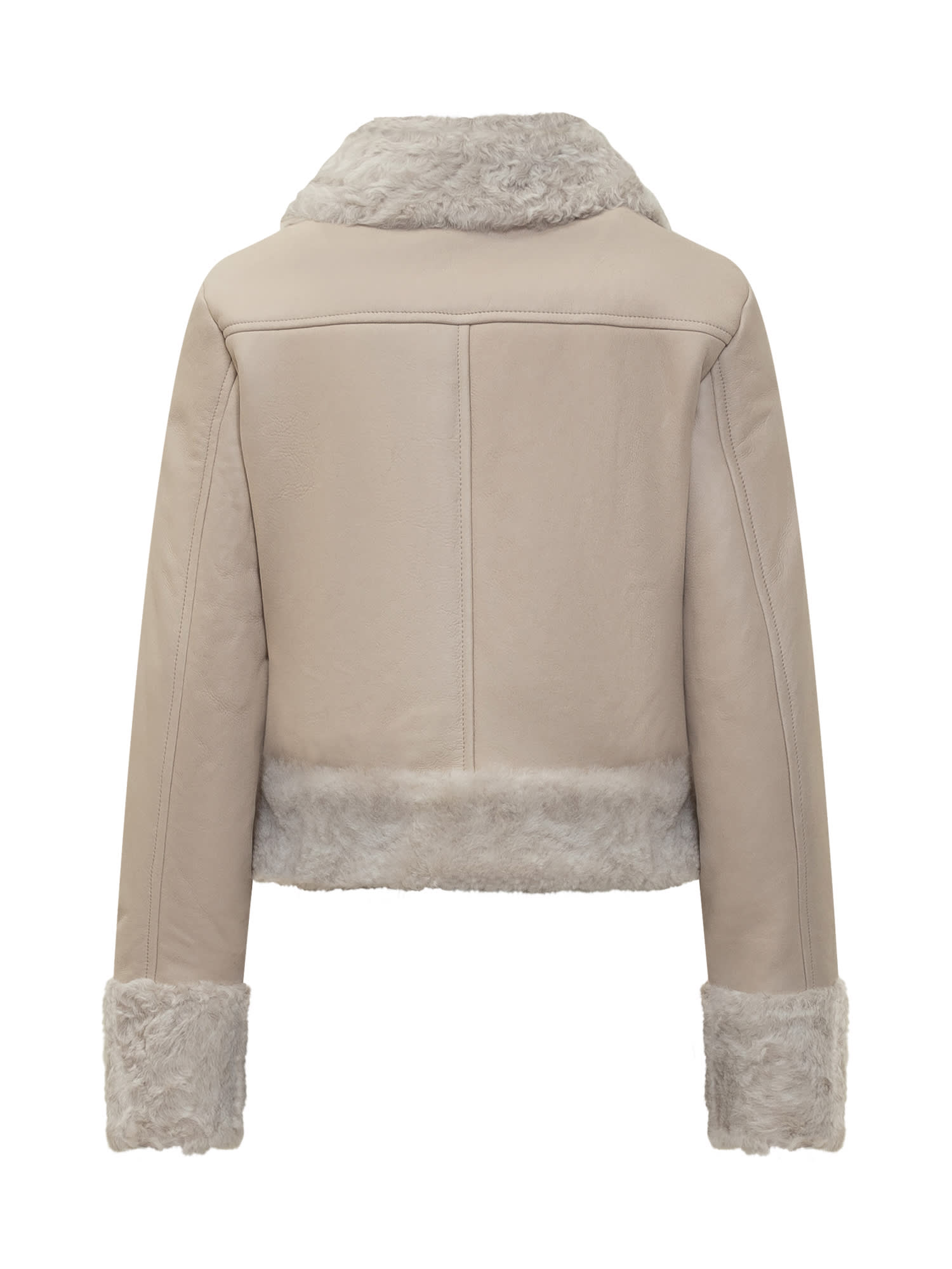 Shop Giocasta Shealing Jacket In Bianco