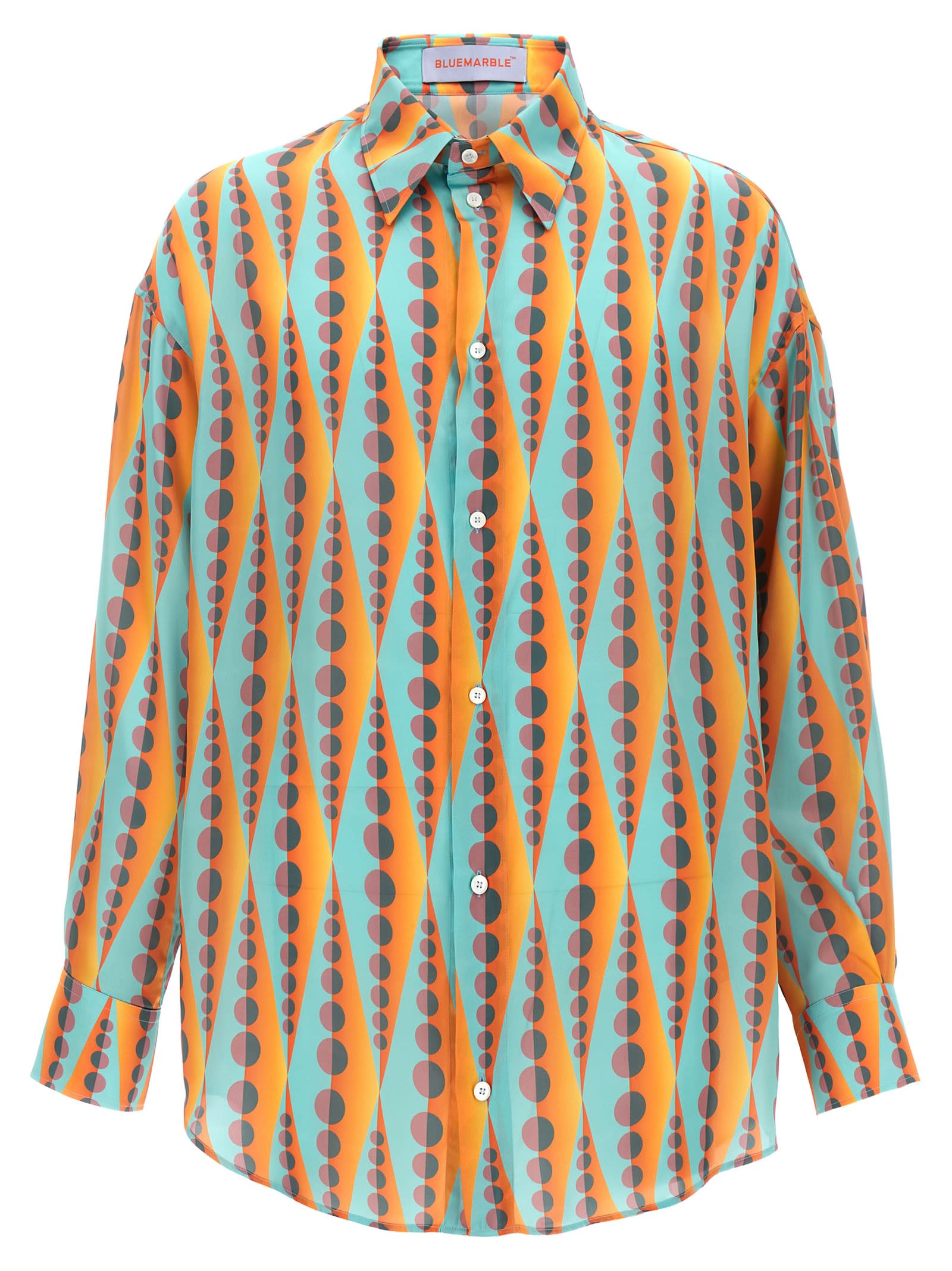 Shop Bluemarble Pop Print Shirt In Multicolor