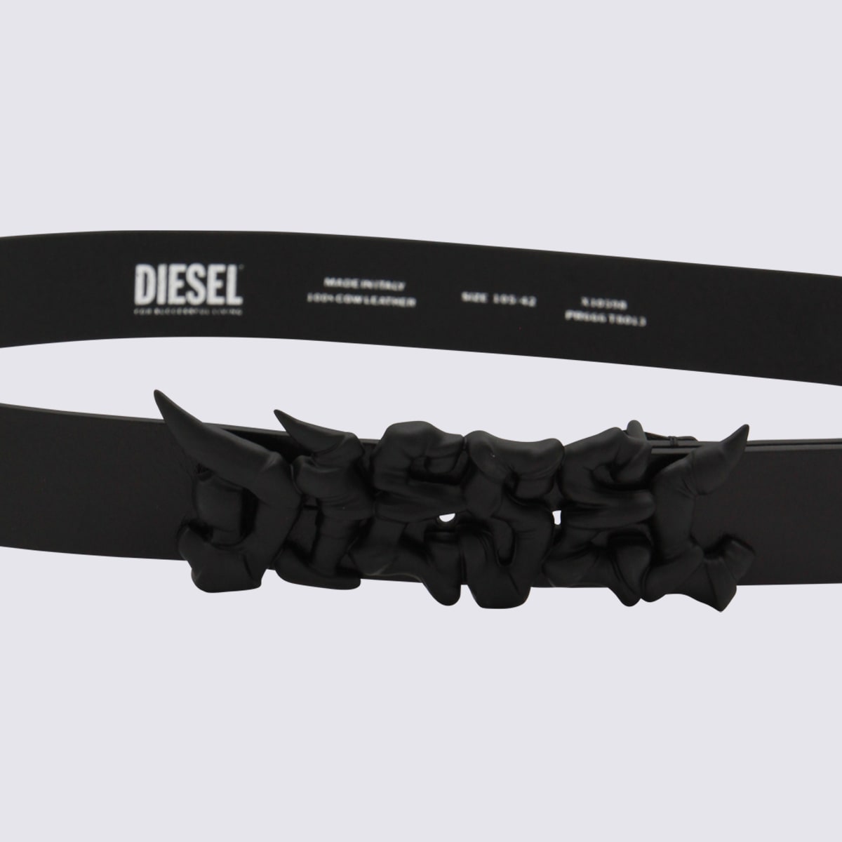 Diesel Belts Blacks And Greys In Black
