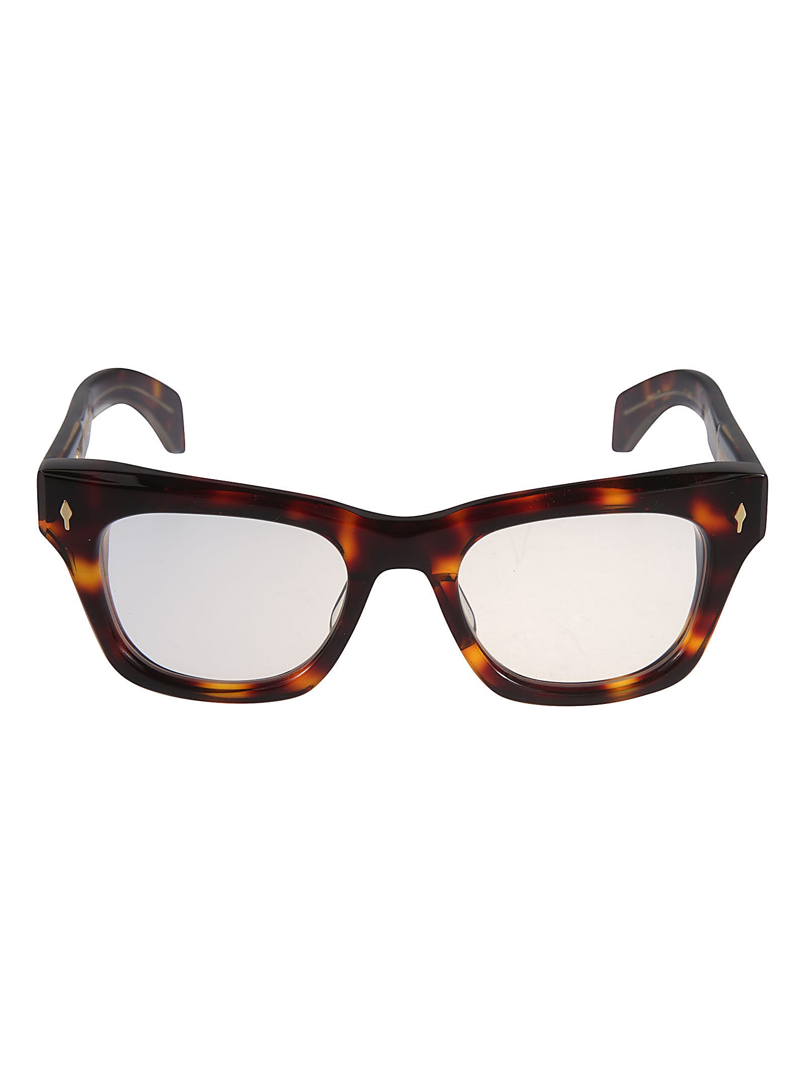 Jacques Marie Mage Logo Detail Frame In Brown/black
