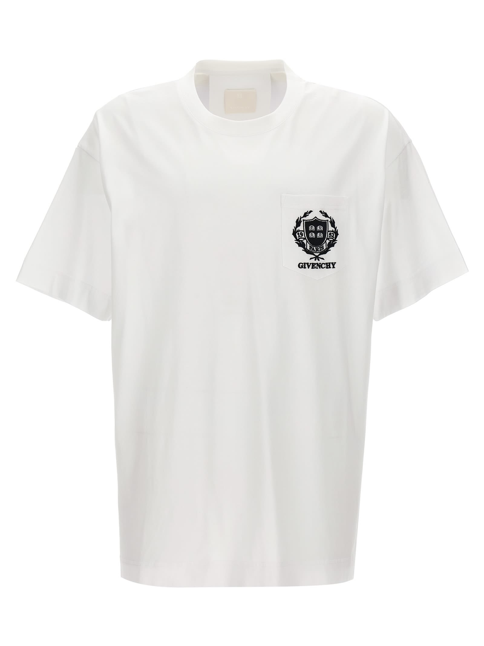 GIVENCHY LOGO EMBROIDERY T-SHIRT