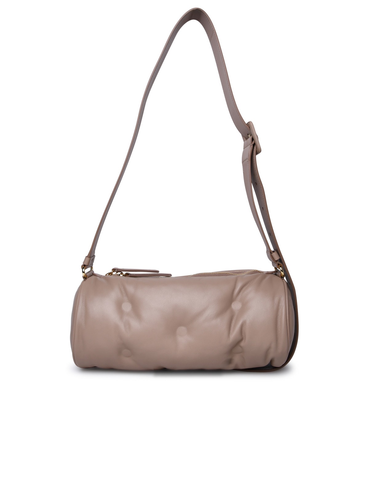 Shop Maison Margiela Leather Bag Nude