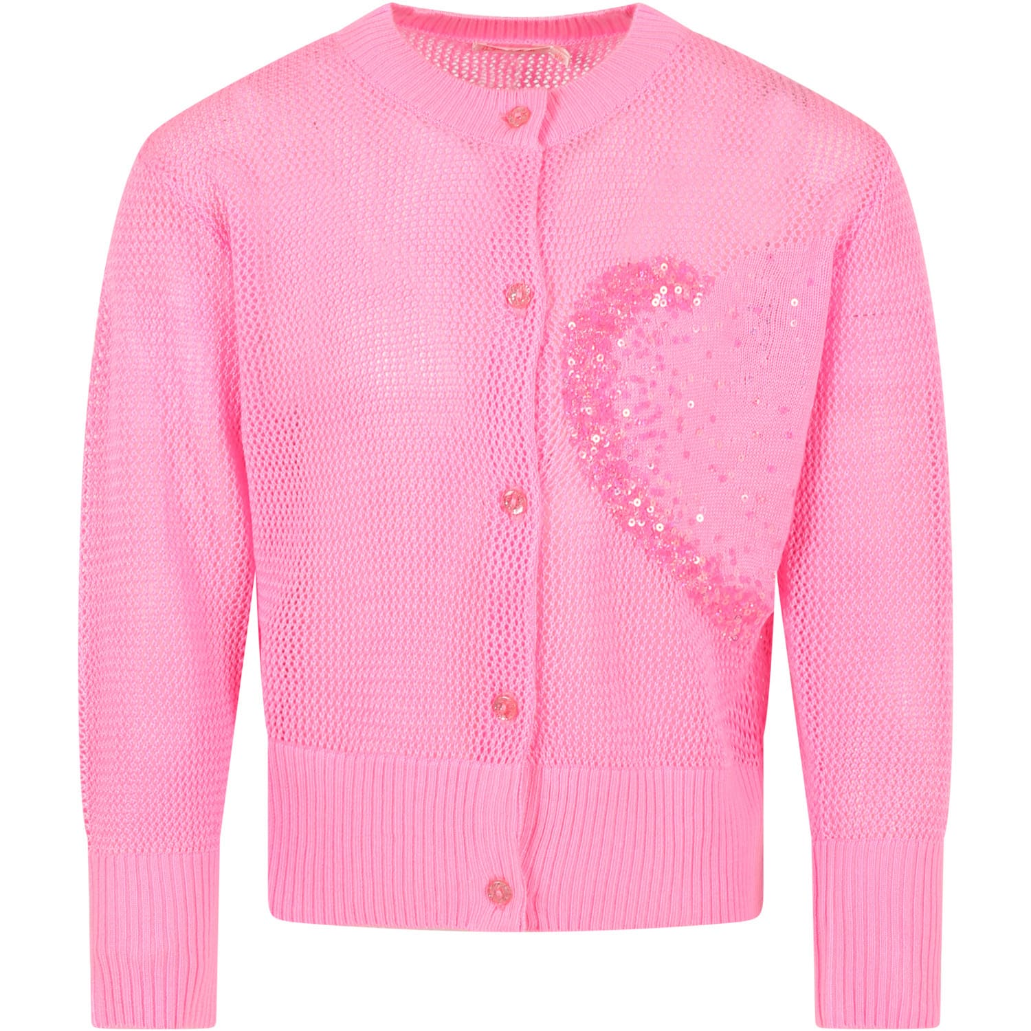 BILLIEBLUSH PINK CARDIGAN FOR GIRL WITH HEART