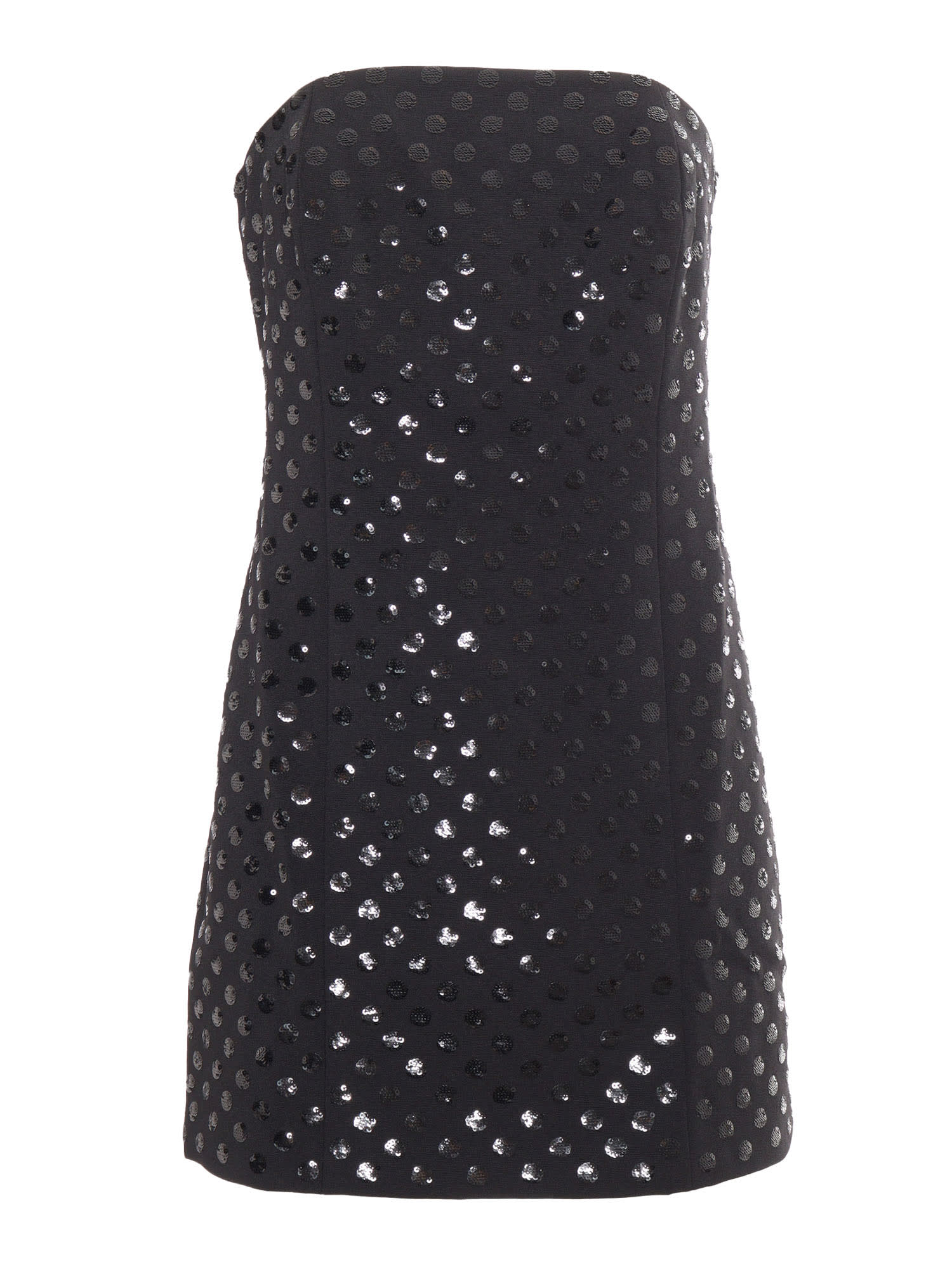 Sequin Dot Mini Dress