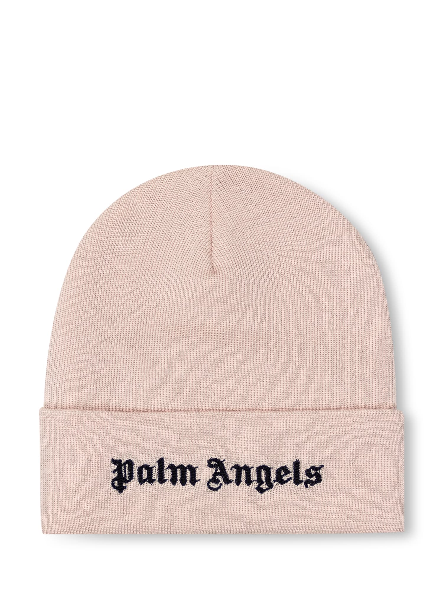 Palm Angels Logo Hat In Butter Black