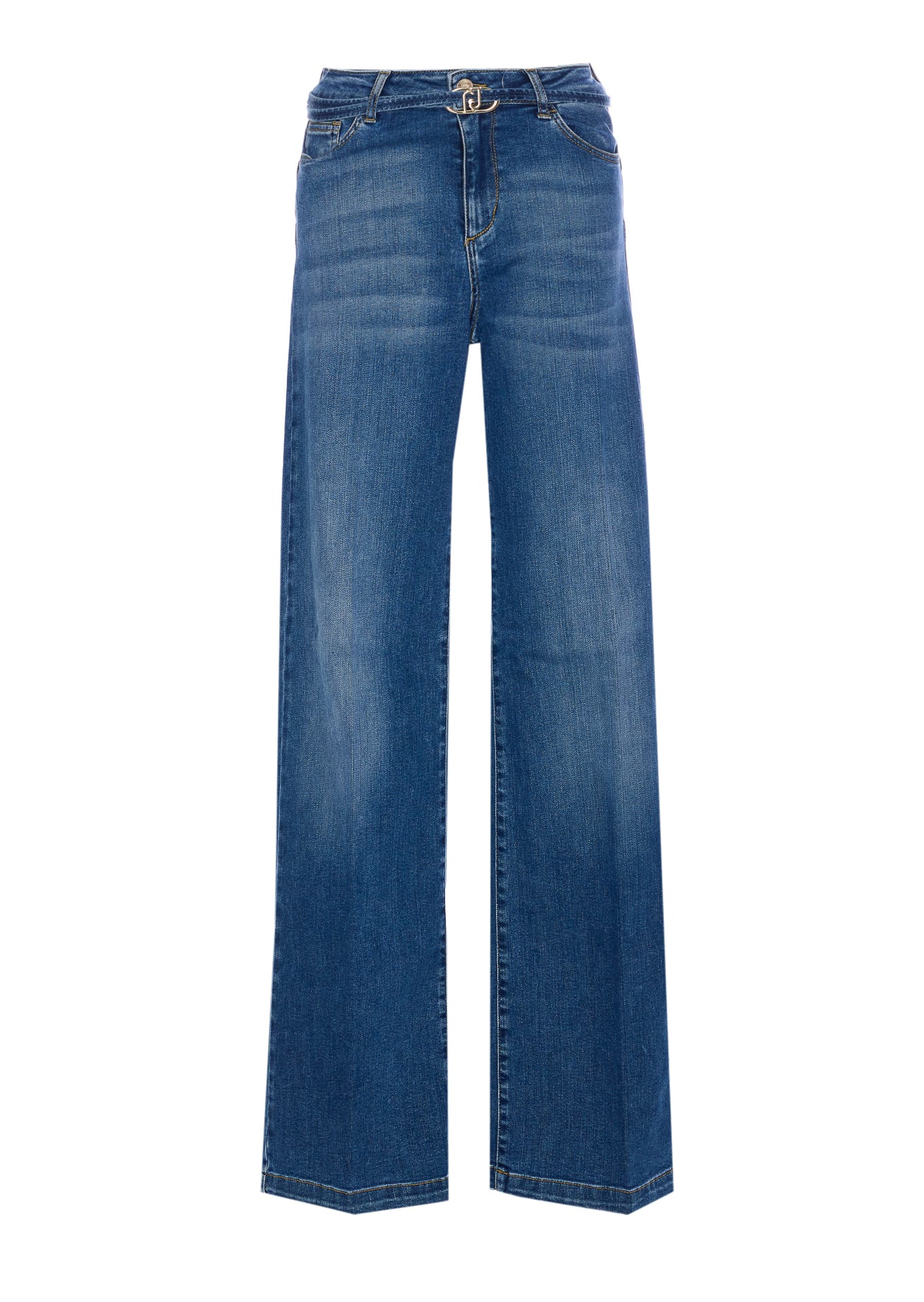 Shop Liu •jo Denim Jeans In Blue