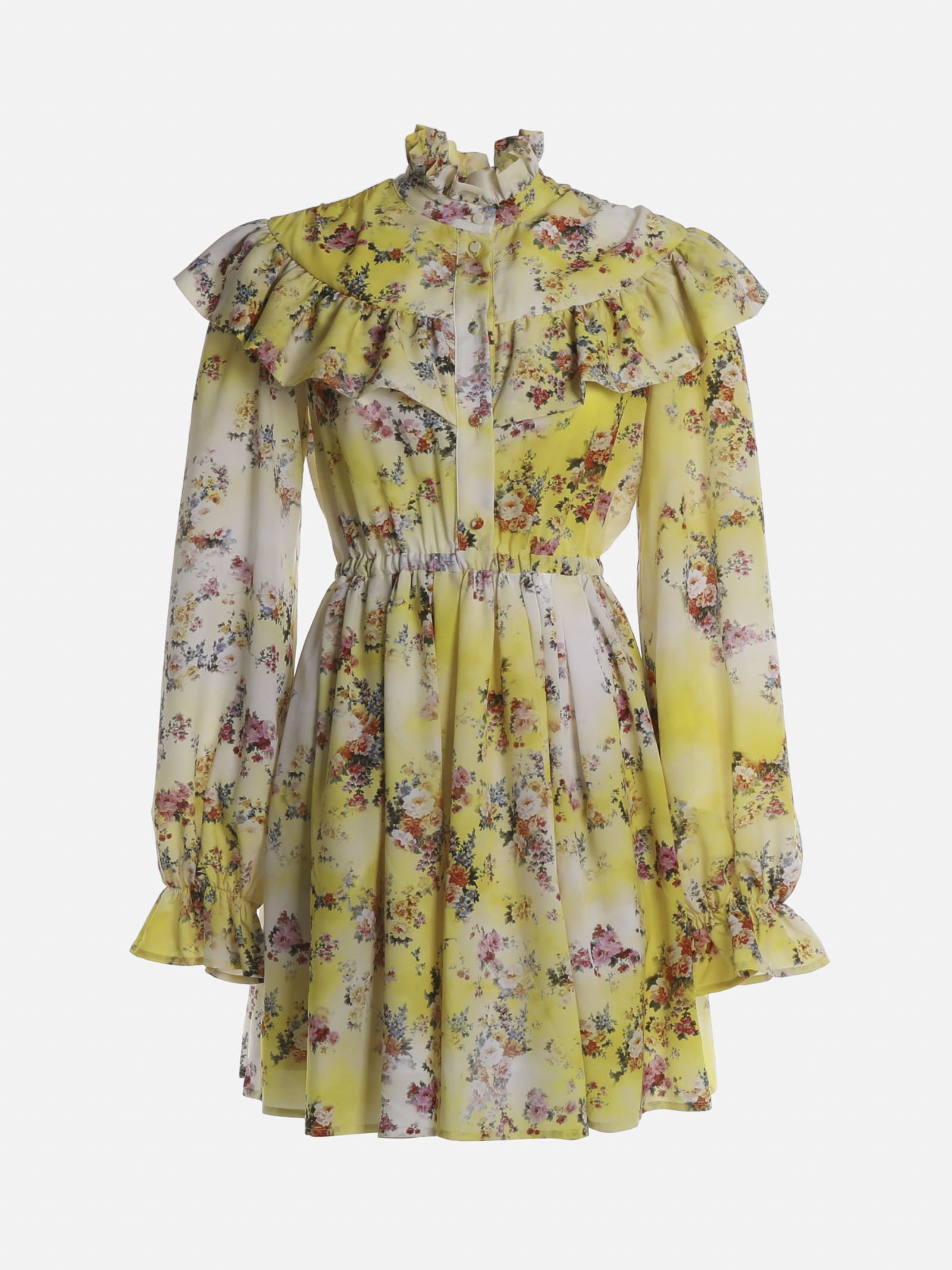 Photo of  MSGM Flower Fabric Dress- shop MSGM Dresses online sales