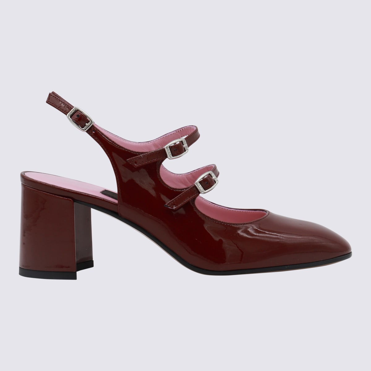 Shop Carel Burgundy Pumps In Purple