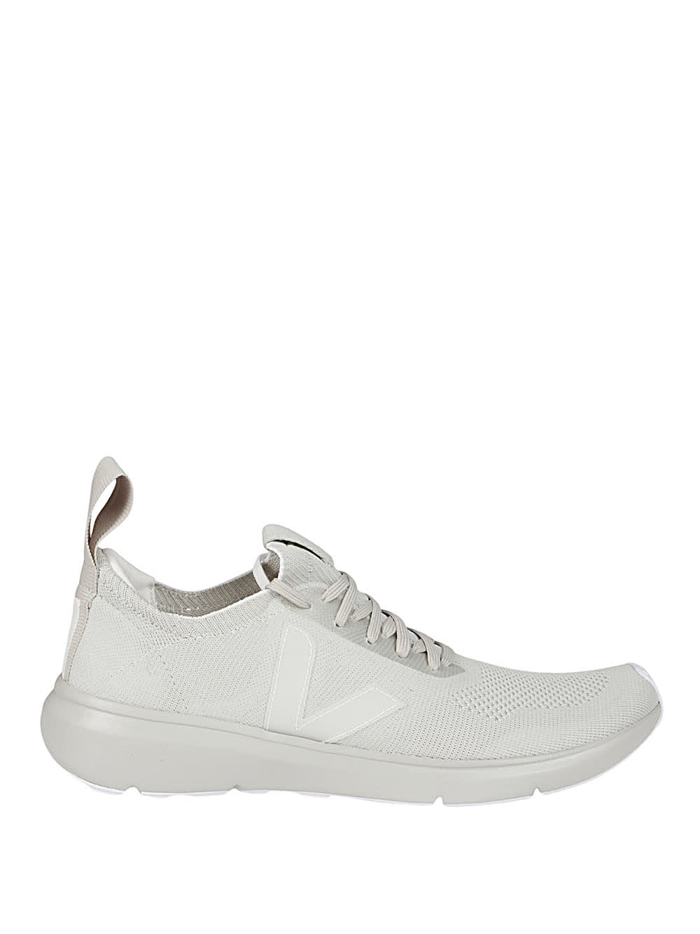 Veja Oyster White Canvas Sneakers