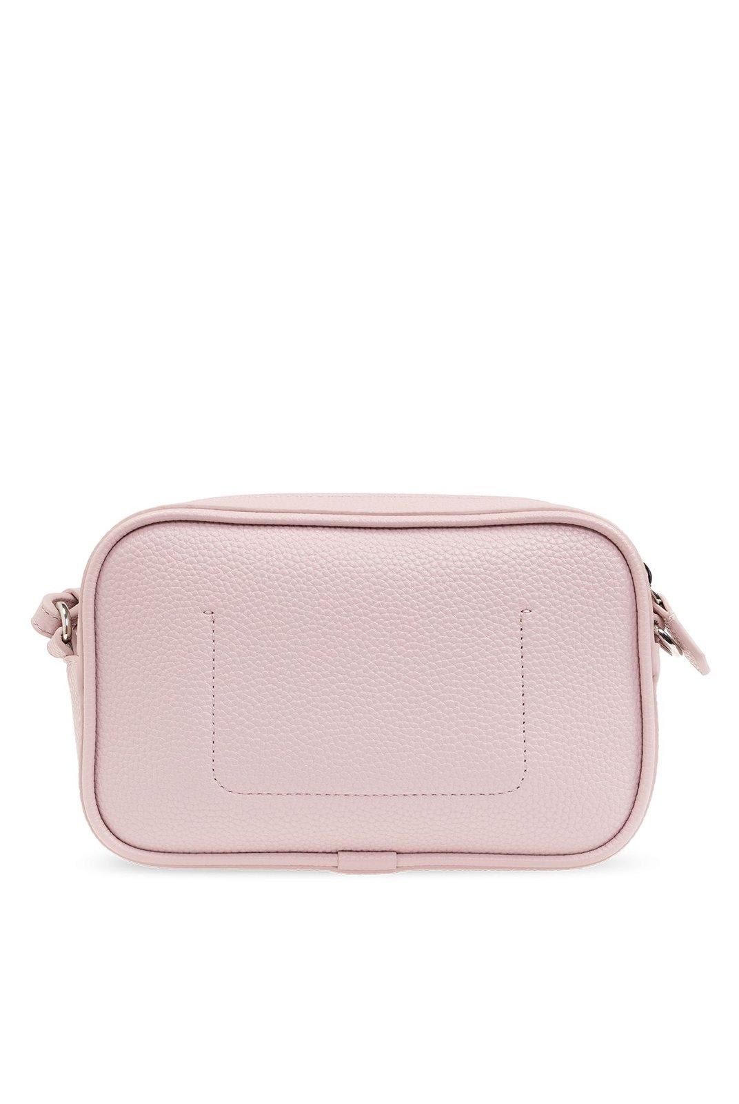 Shop Emporio Armani Shoulder Bag With Logo In Pink