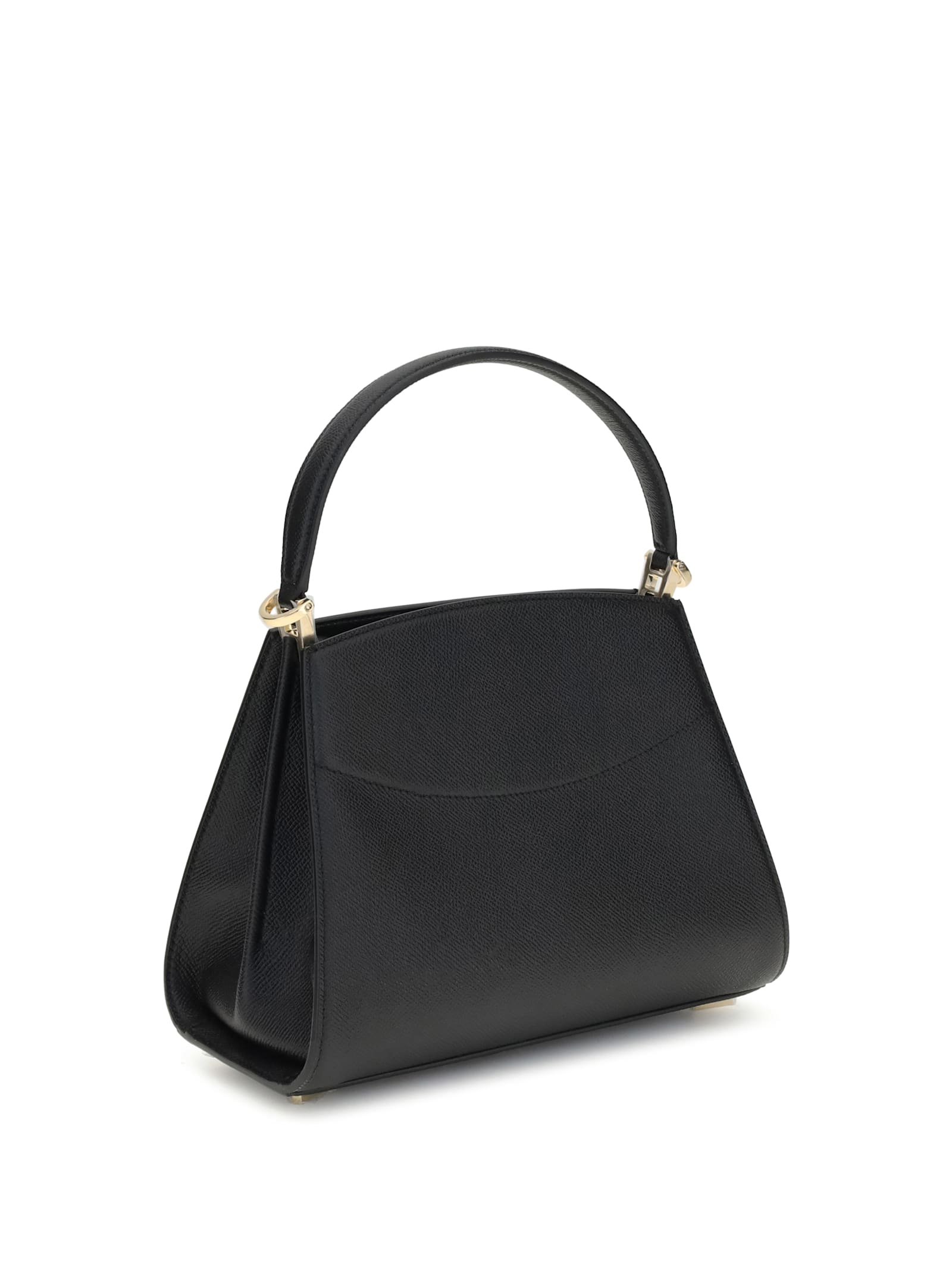 Ferragamo Medium Studio Box Tote Bag In Black