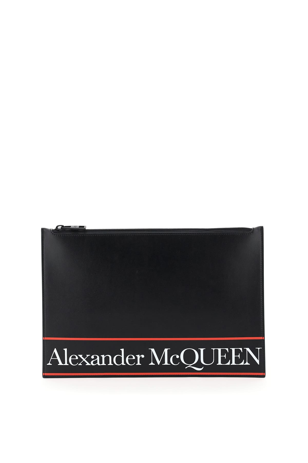 Alexander McQueen Flat Pouch Logo Selvedge