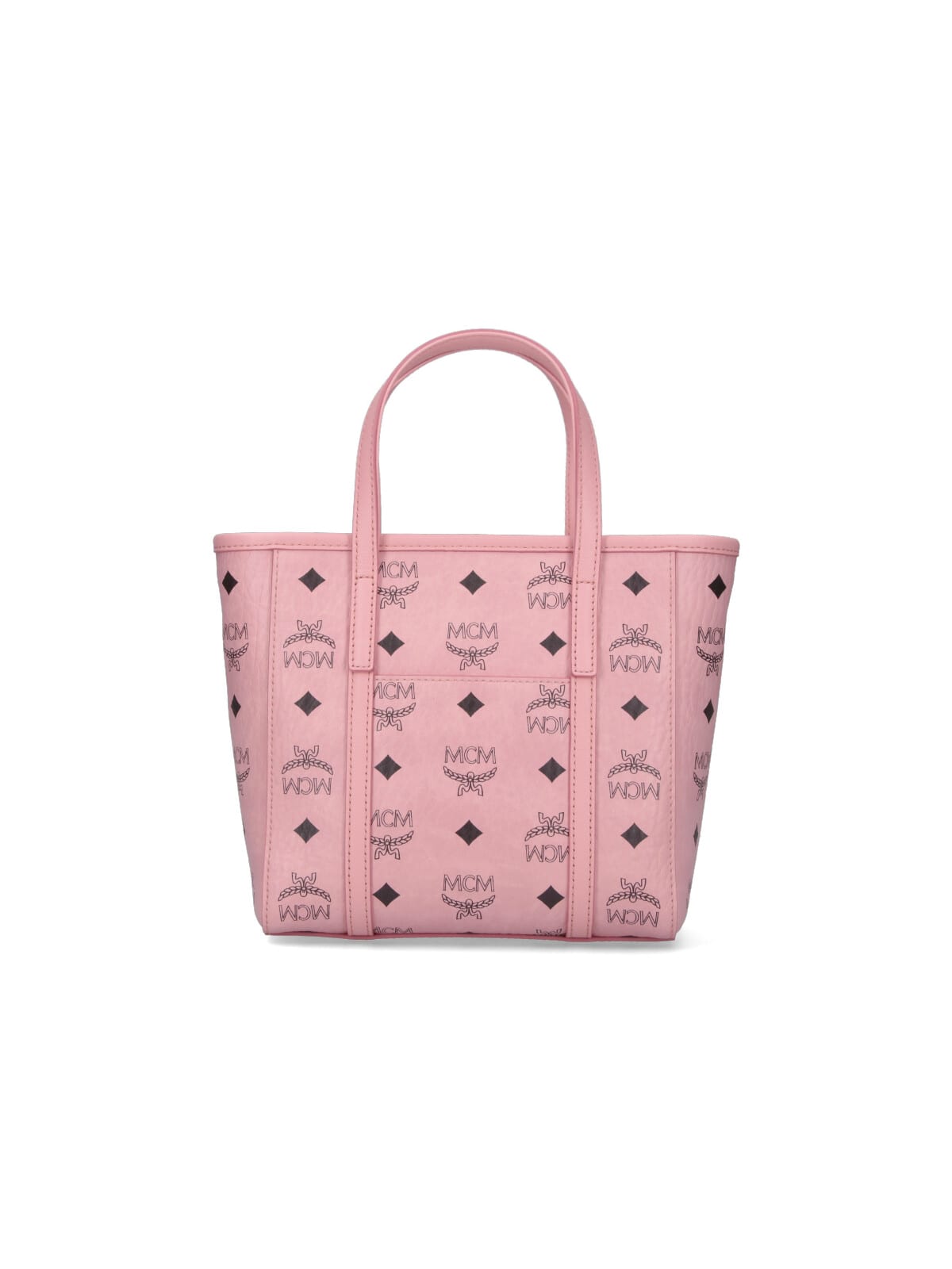 Mcm Toni Shopper Small Tote Bag In Pink
