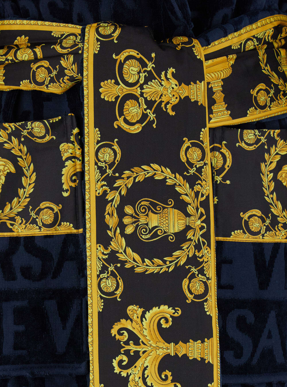 Versace Accappatoio In Blu