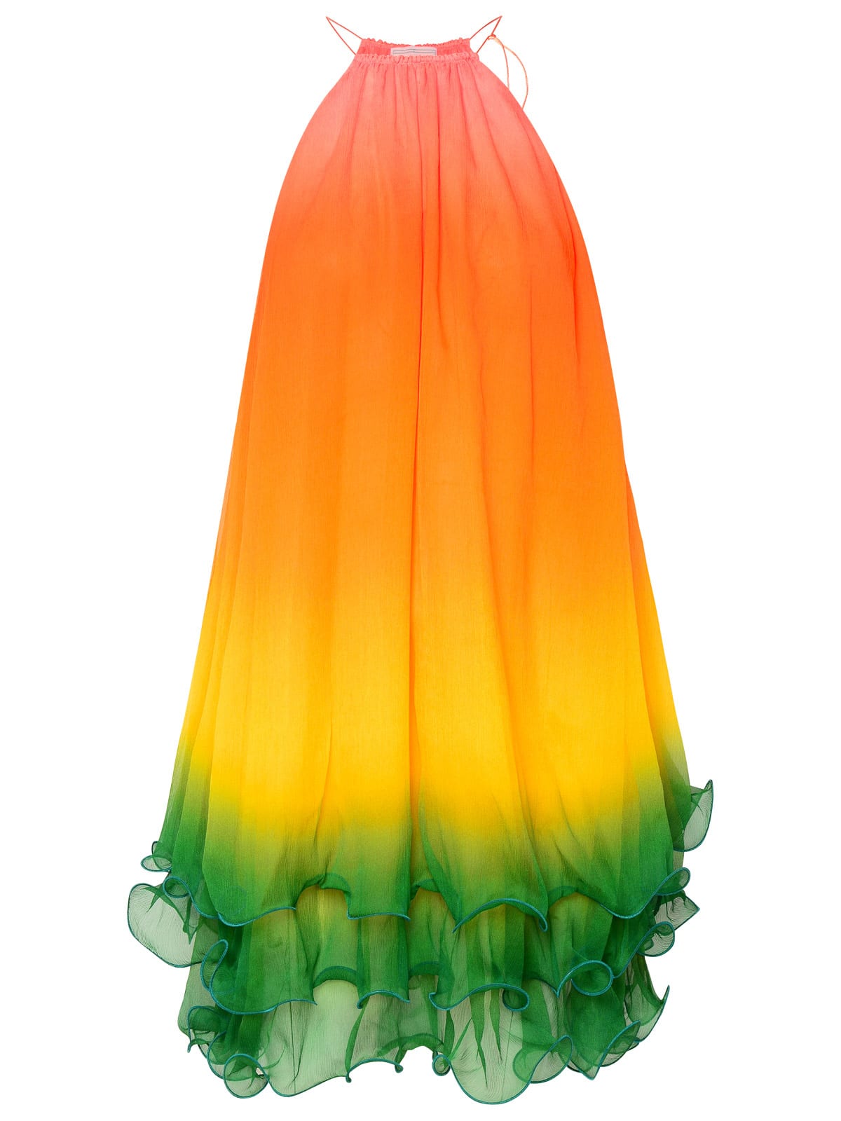 Shop Casablanca Multicolor Silk Dress