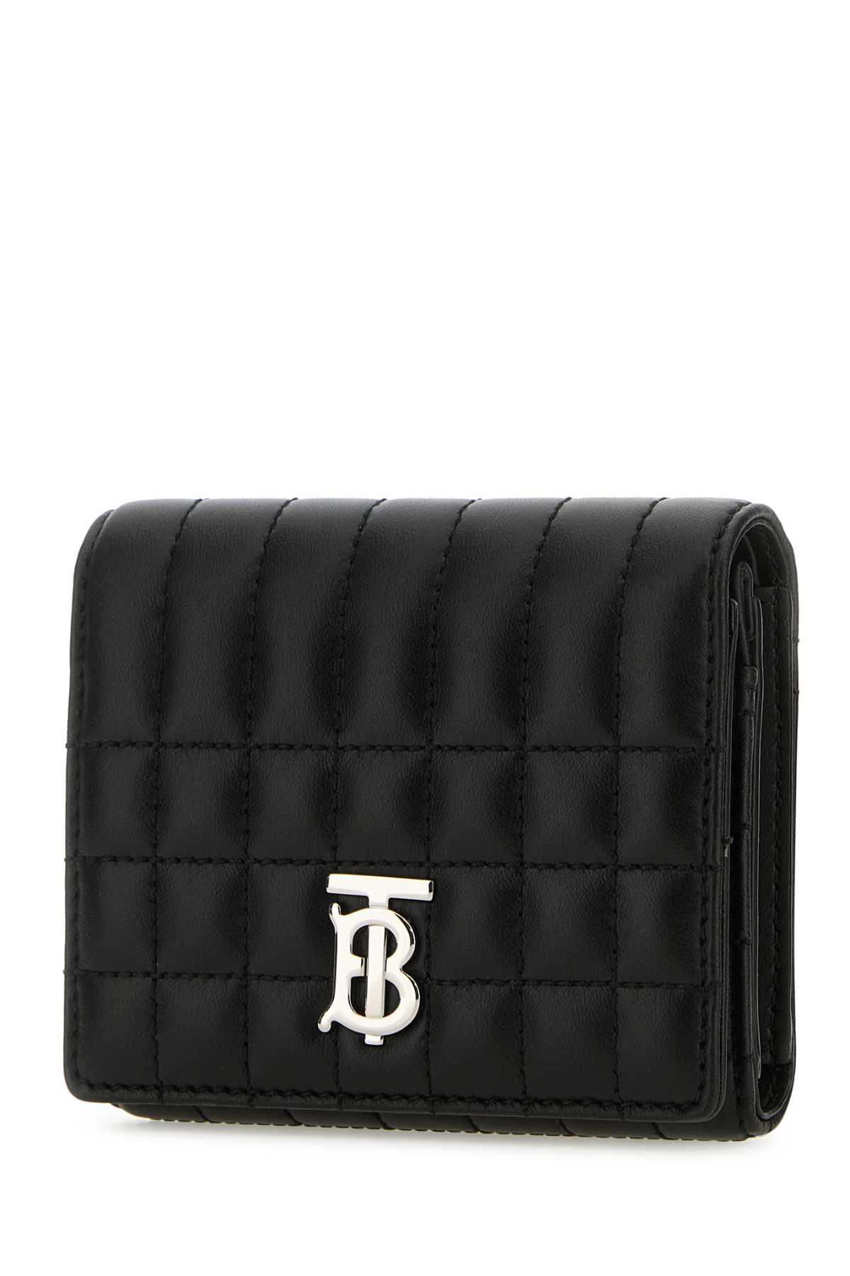 BURBERRY BLACK LEATHER SMALL LOLA WALLET
