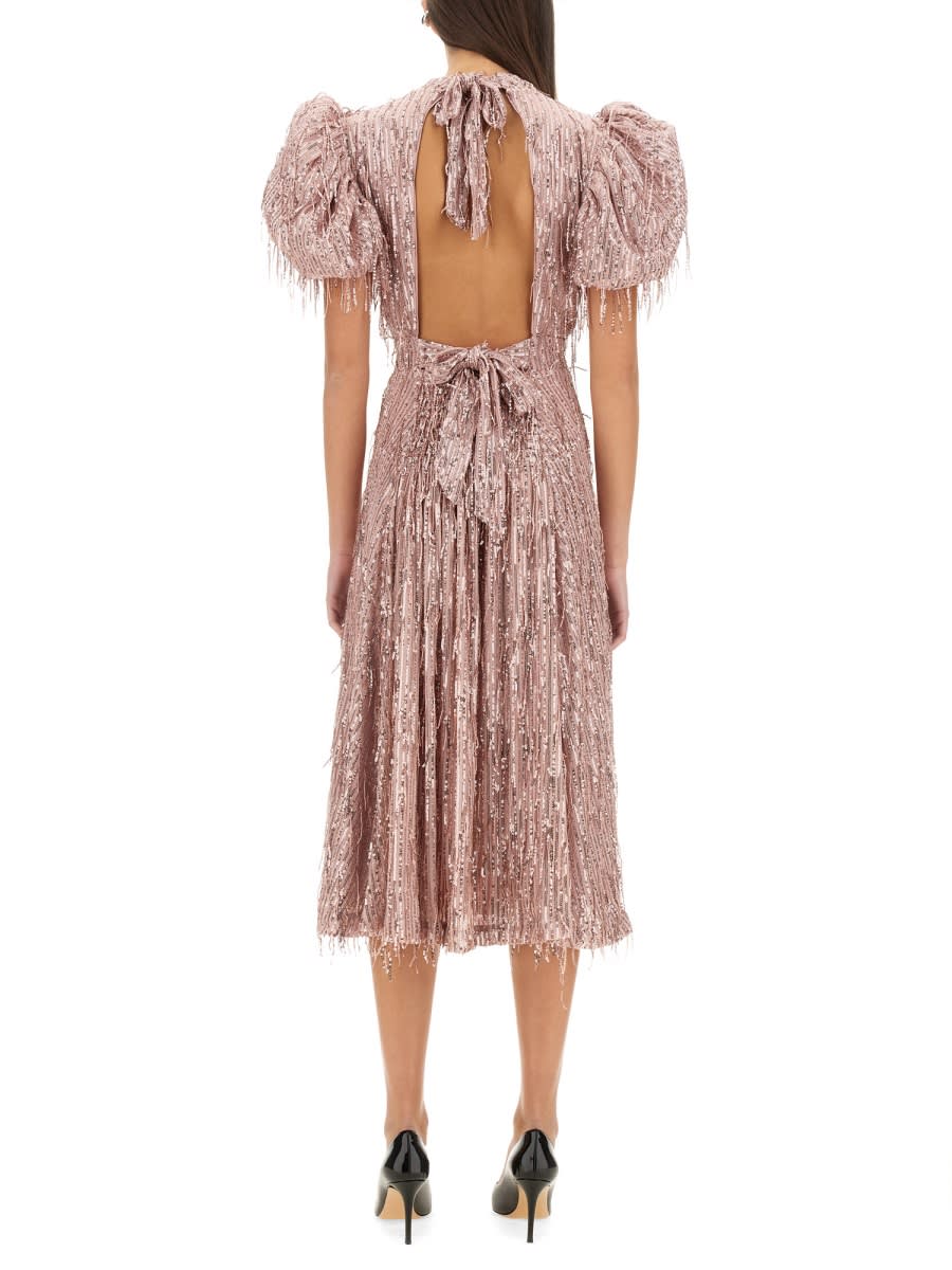 ROTATE BIRGER CHRISTENSEN MINI DRESS WITH BANGS