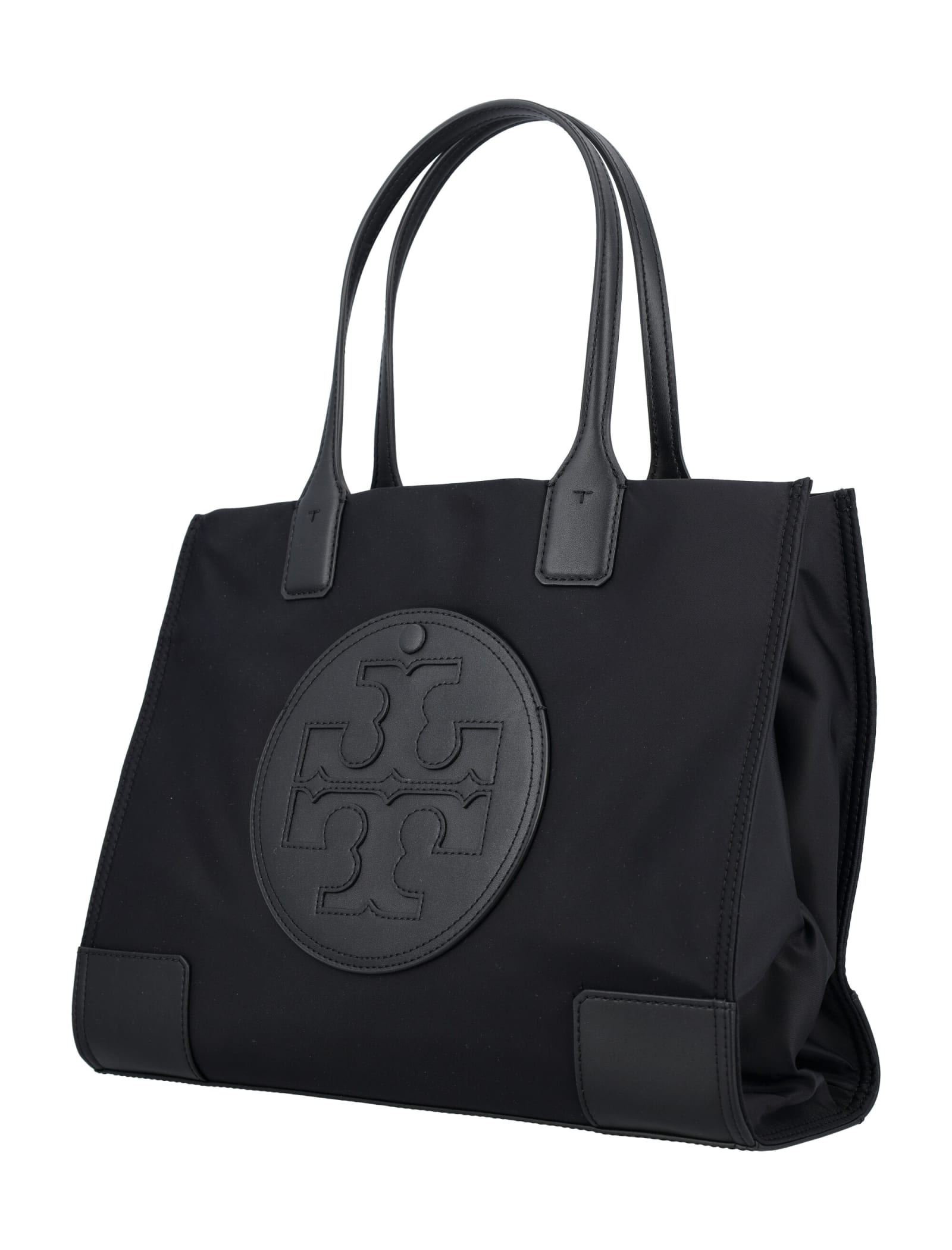 Shop Tory Burch Ella Small Tote Bag In Black