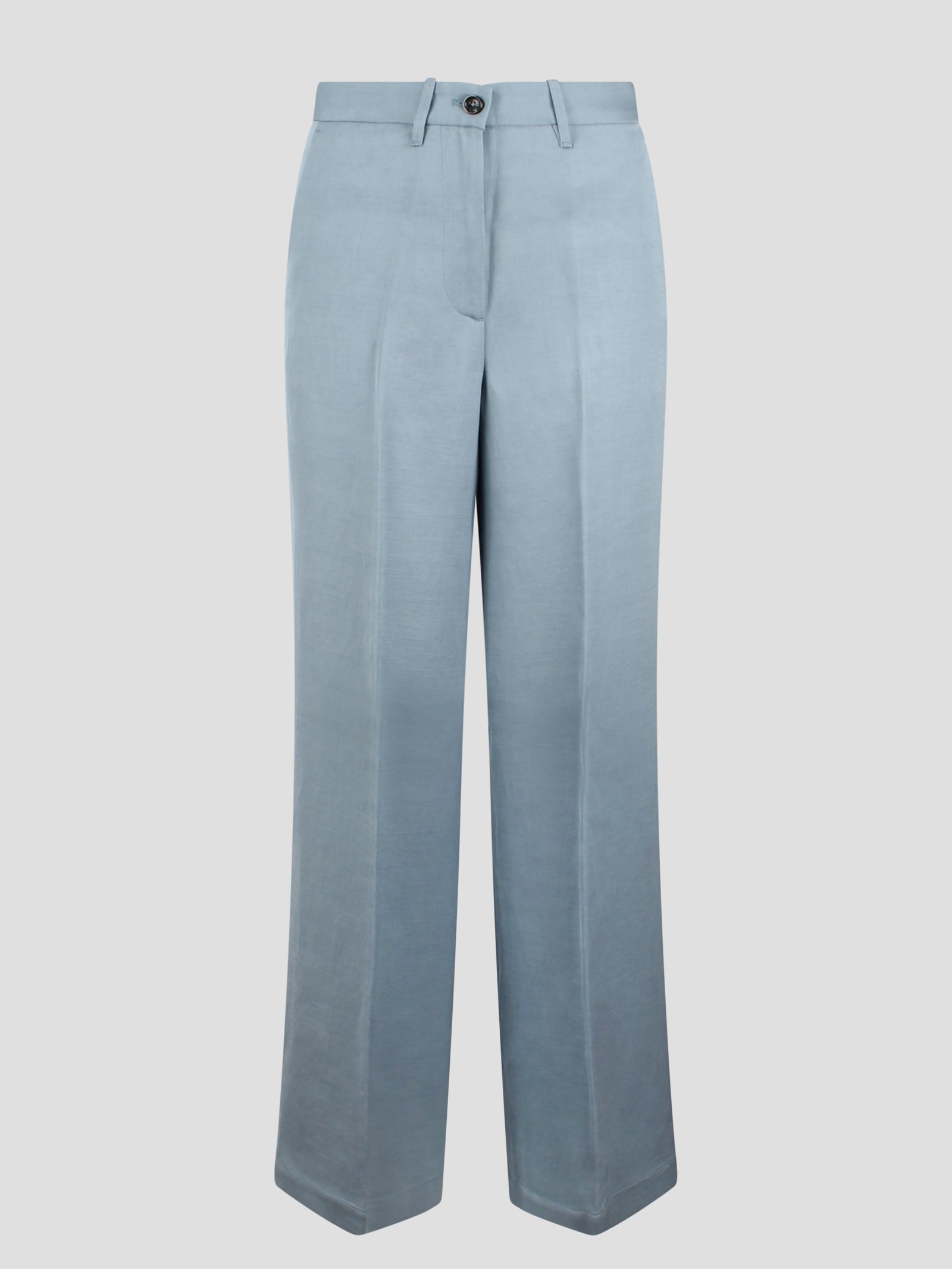 Nine In The Morning Karen Palazzo Trousers In Blue