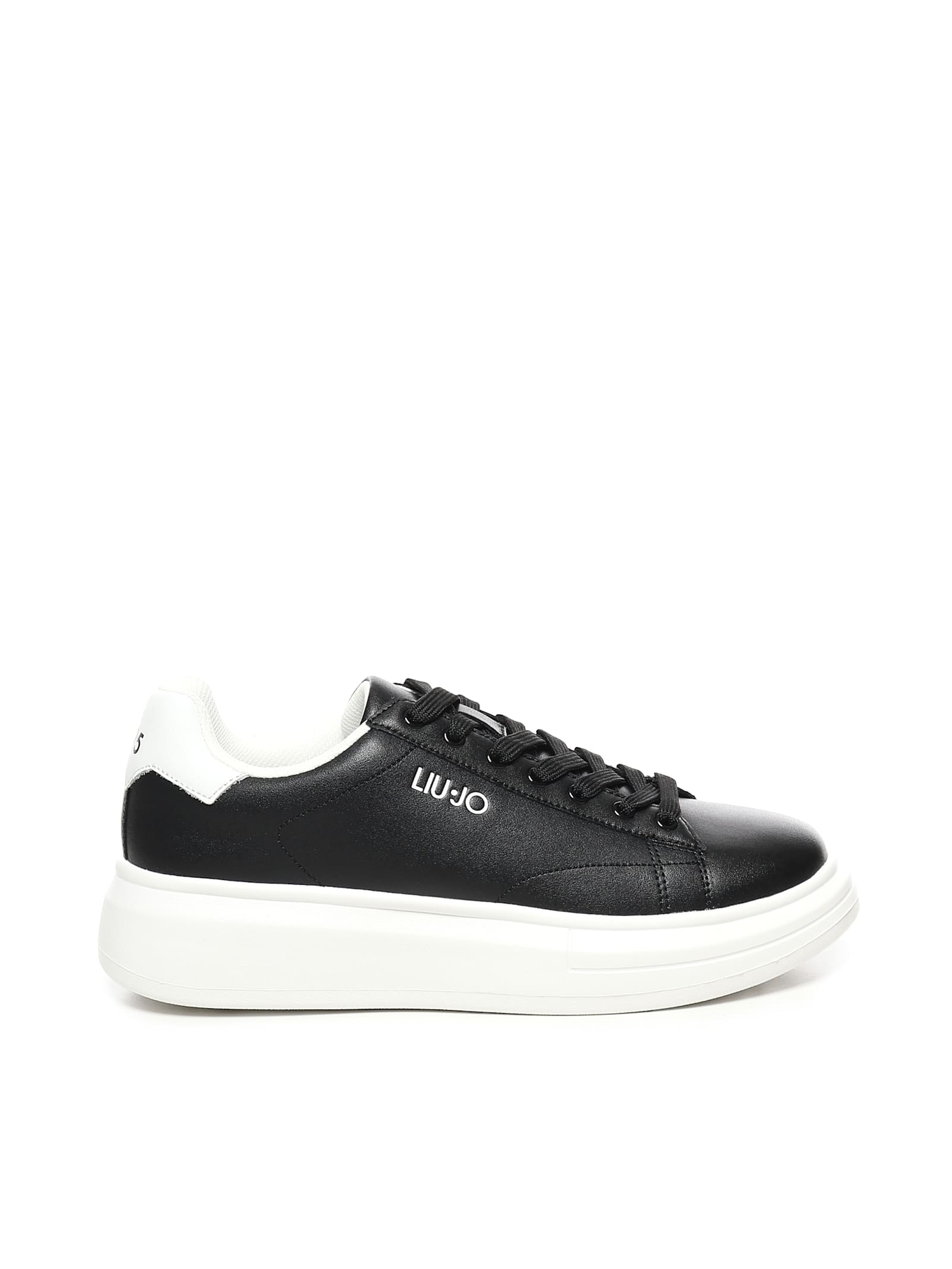 Liu-Jo Leather Platform Sneakers