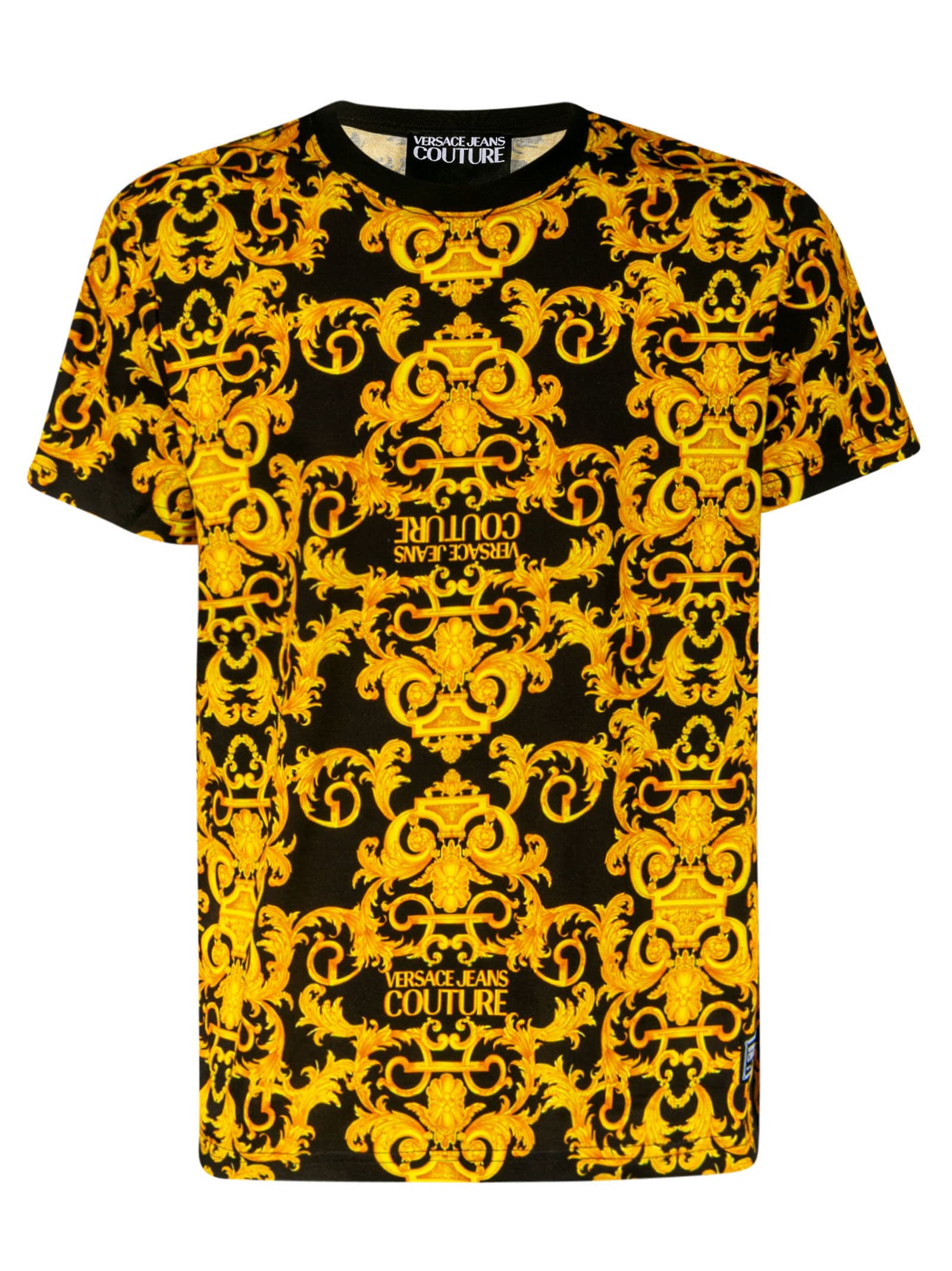 VERSACE JEANS COUTURE COUTURE PRINTED ALL-OVER T-SHIRT,B3.GWA7S0.S0155-899