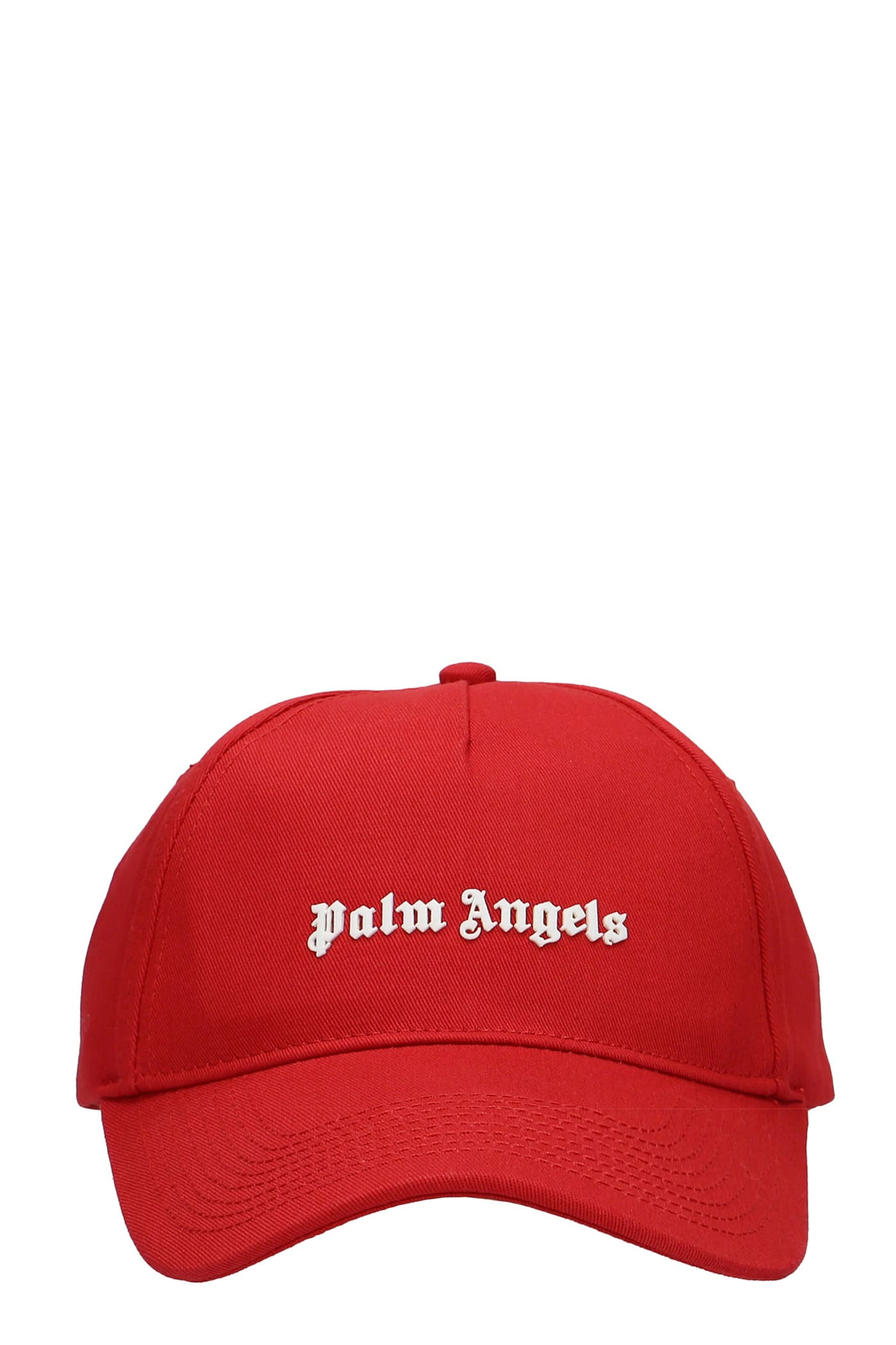 Palm Angels Hats In Red Cotton